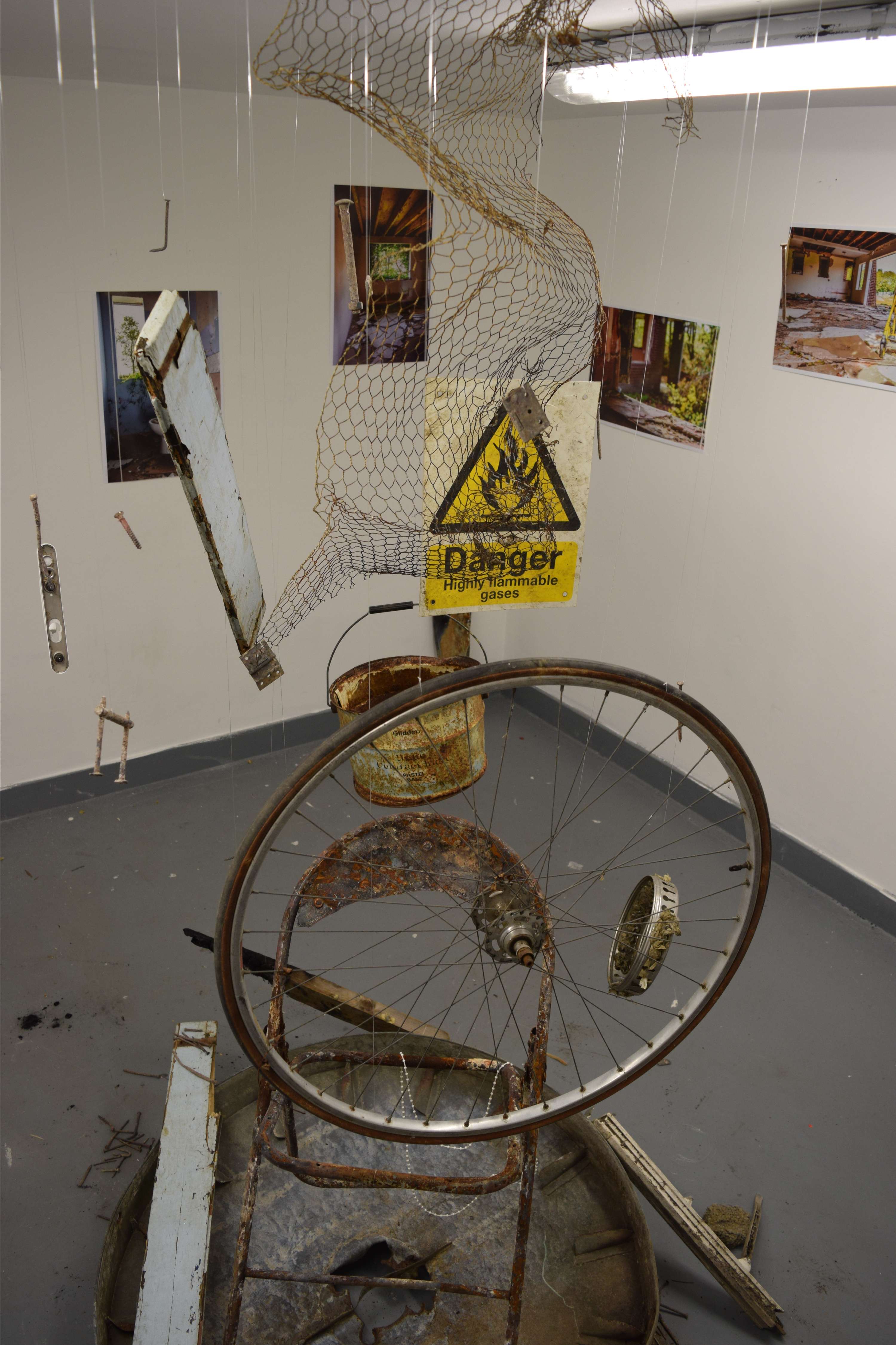 Stuck in Time - Installation by Ellie Summers