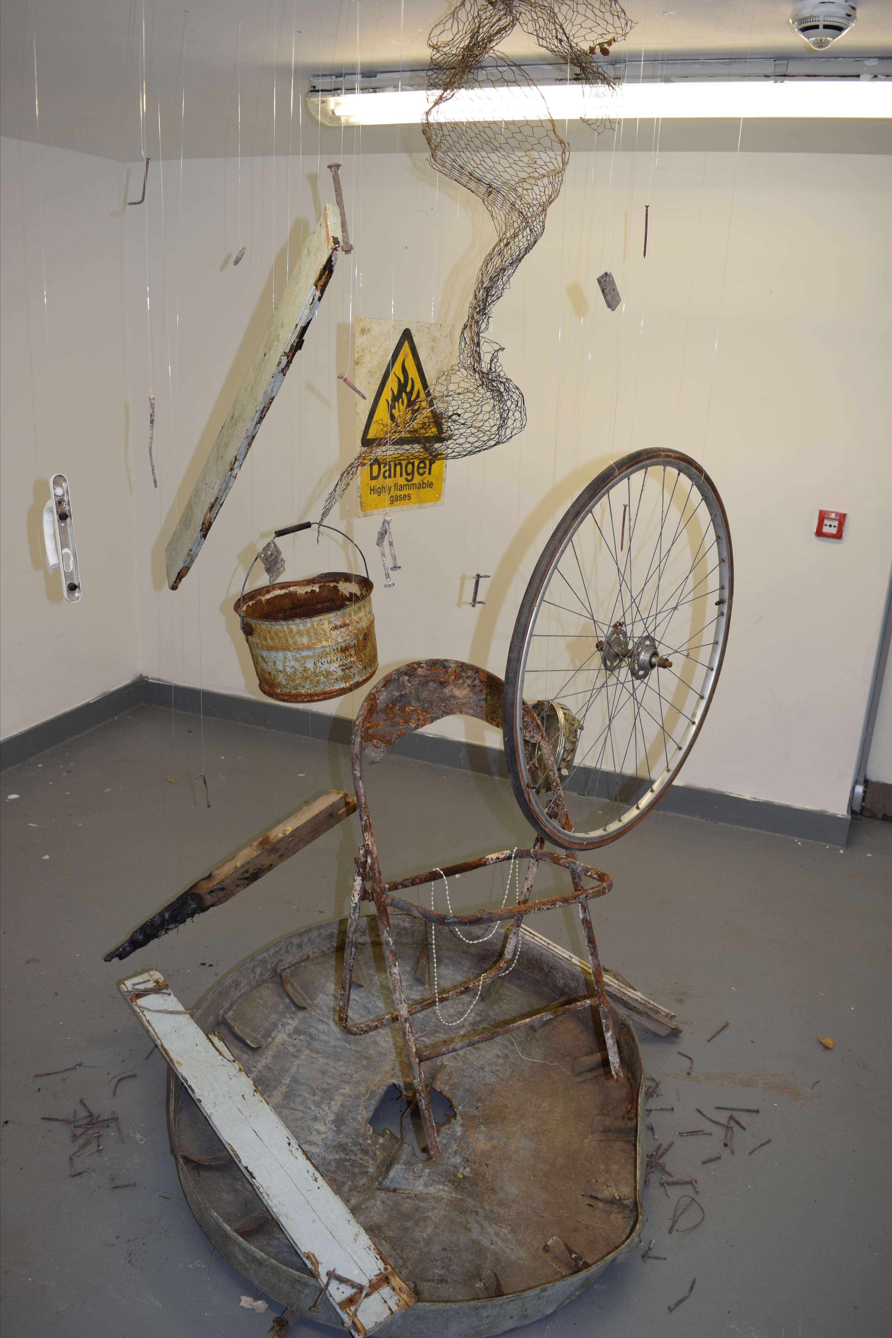 Stuck in Time - Installation by Ellie Summers