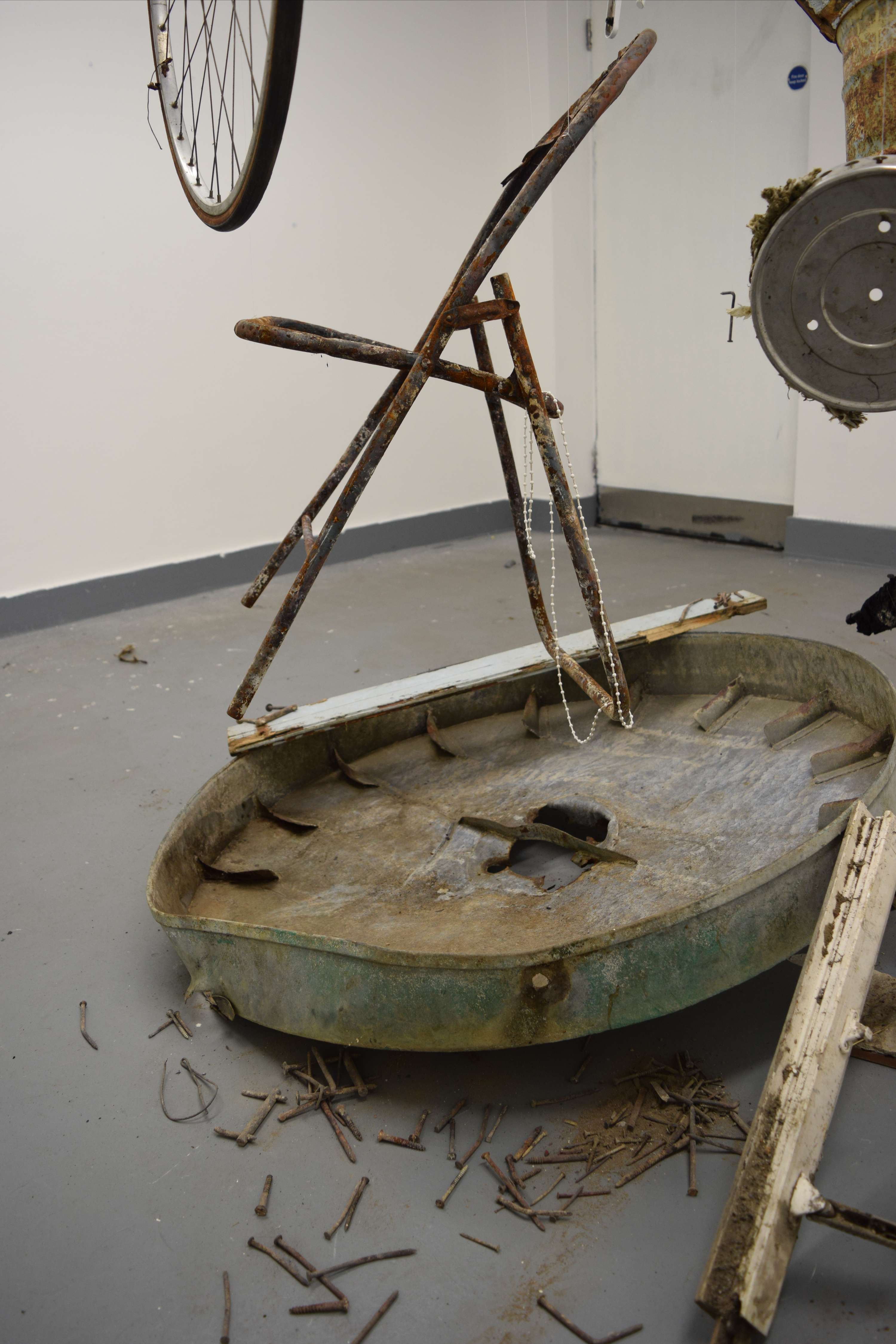 Stuck in Time - Installation by Ellie Summers