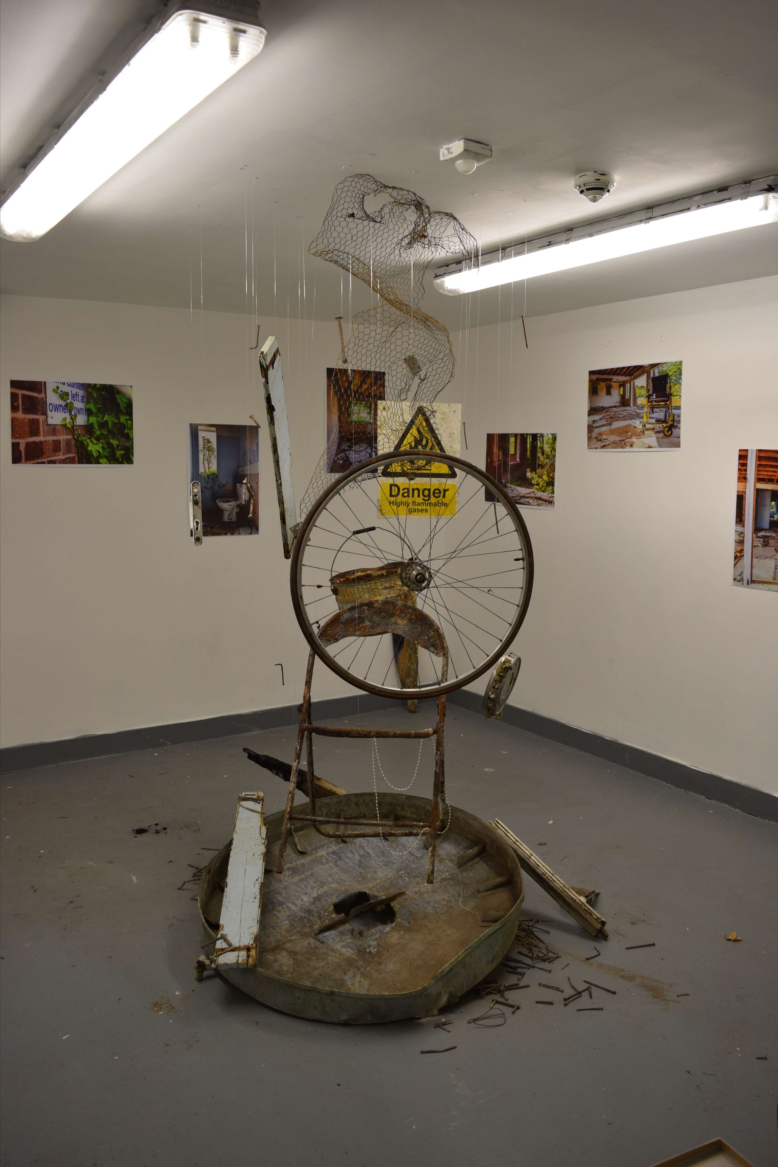 Stuck in Time - Installation by Ellie Summers