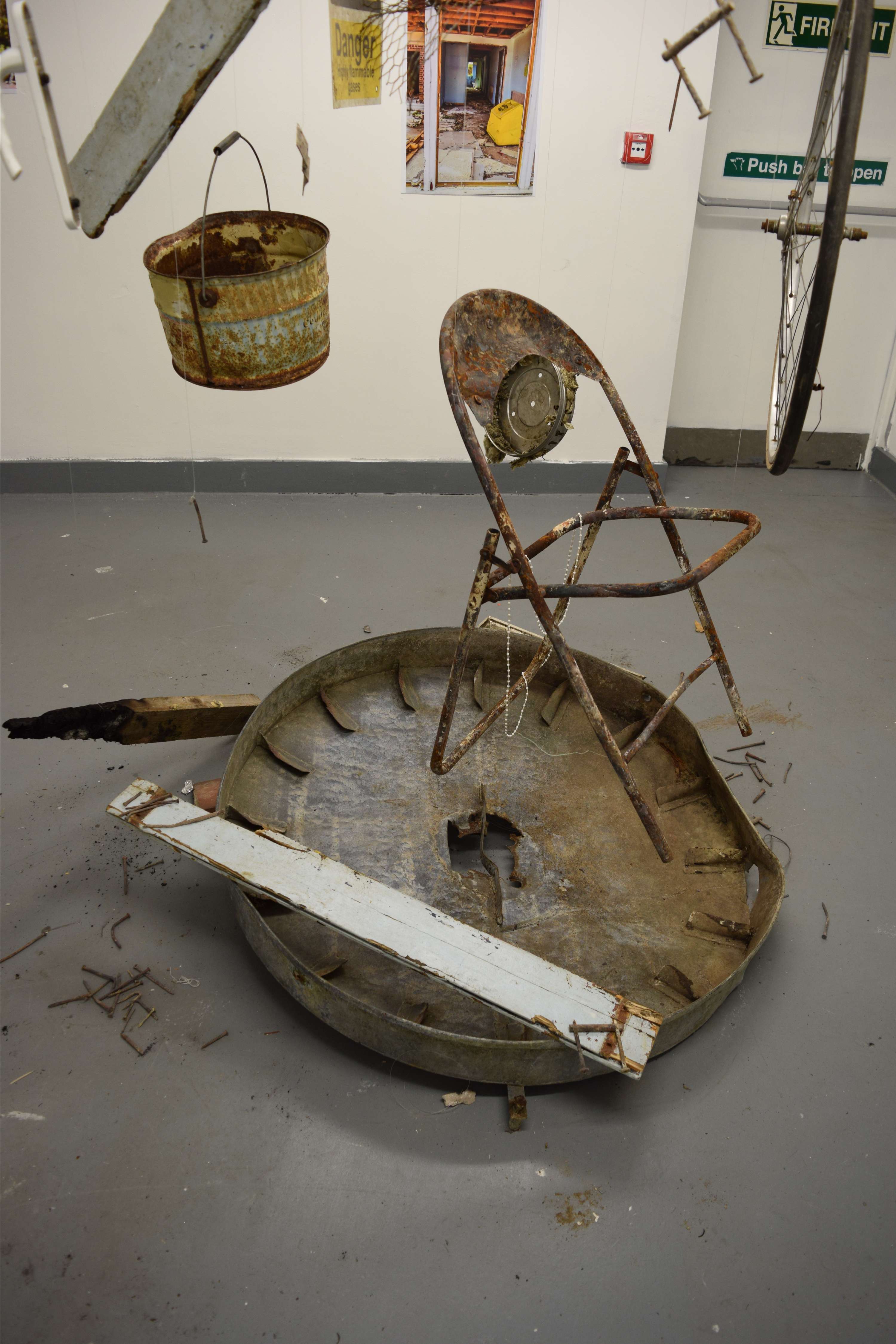 Stuck in Time - Installation by Ellie Summers