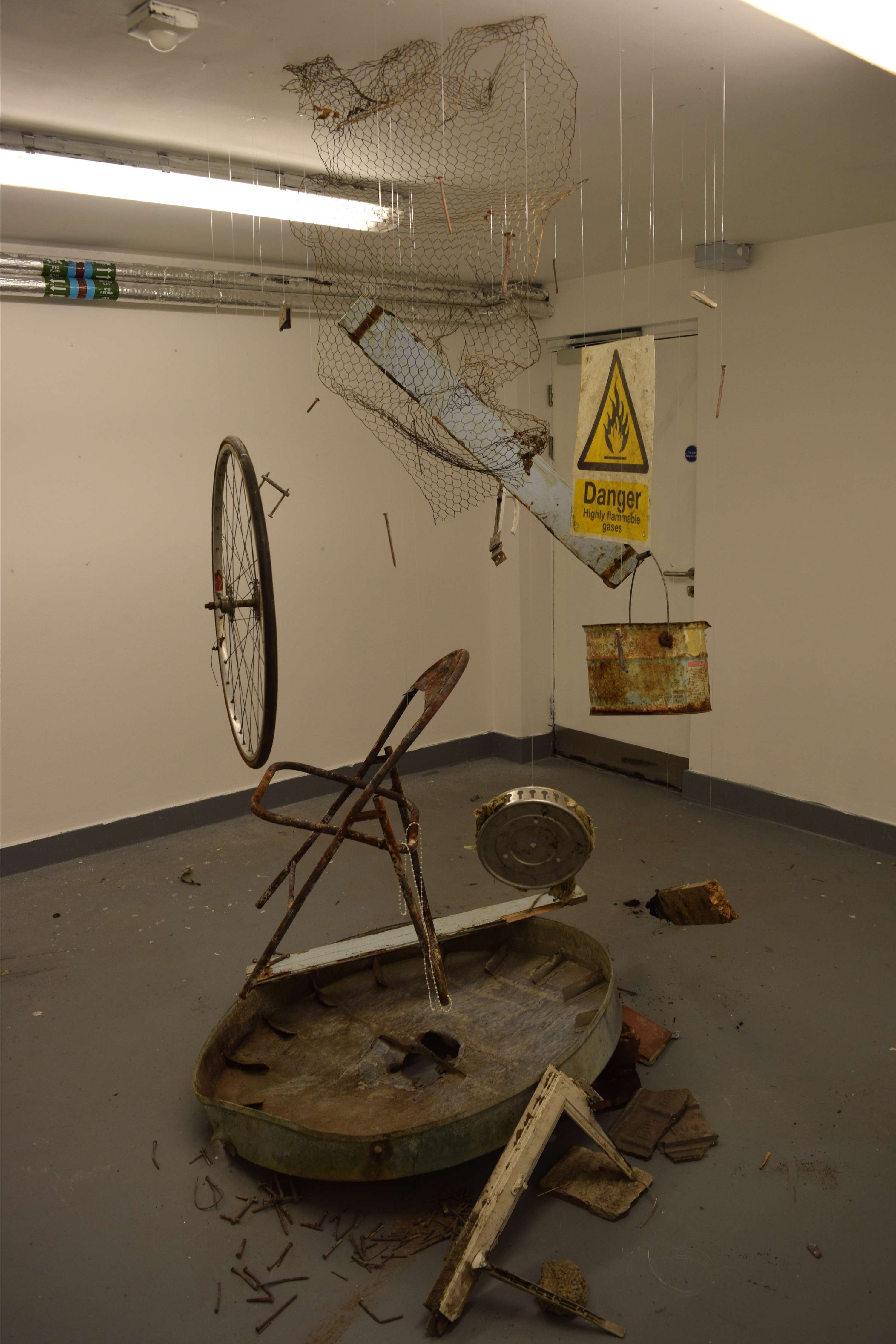 Stuck in Time - Installation by Ellie Summers