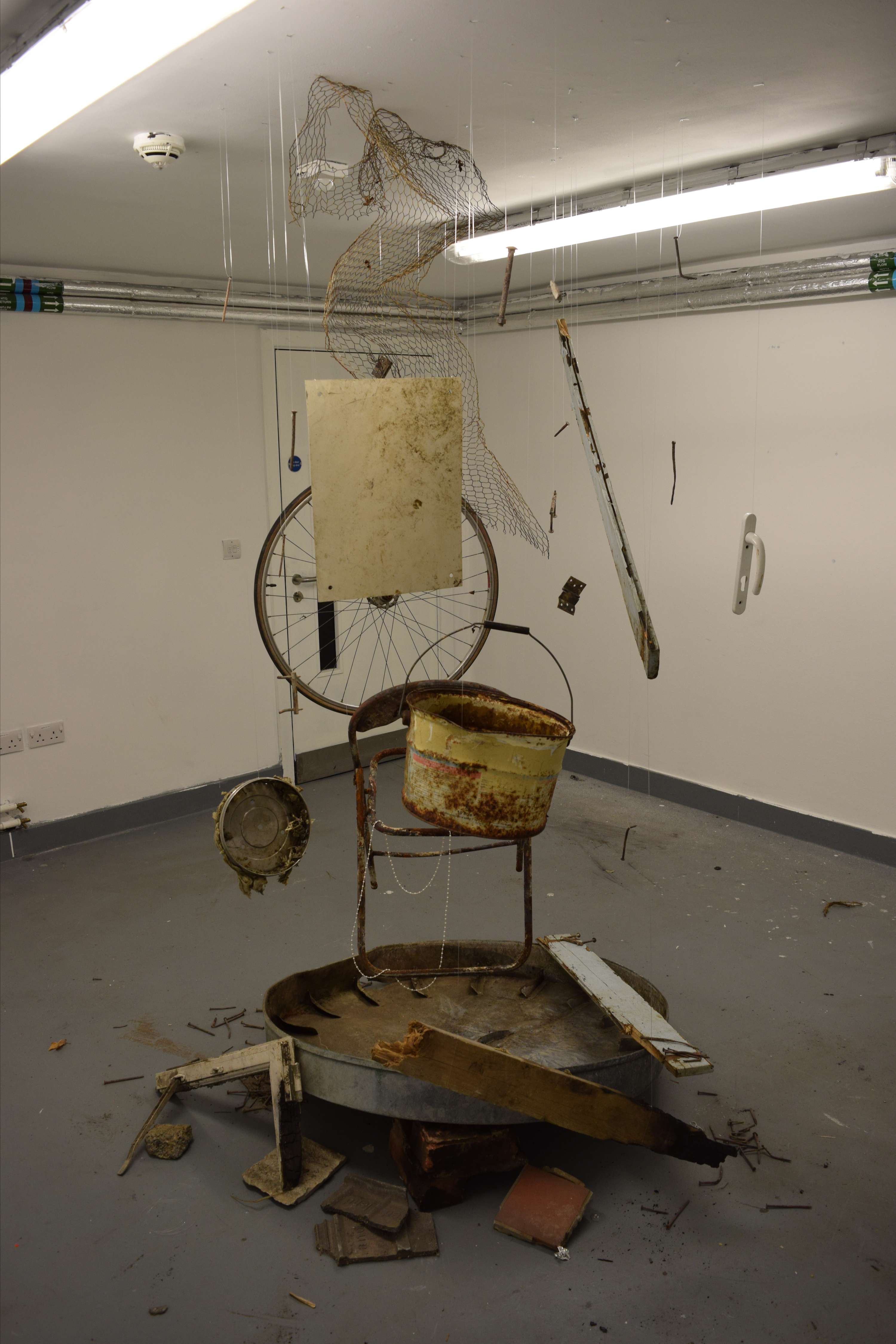 Stuck in Time - Installation by Ellie Summers