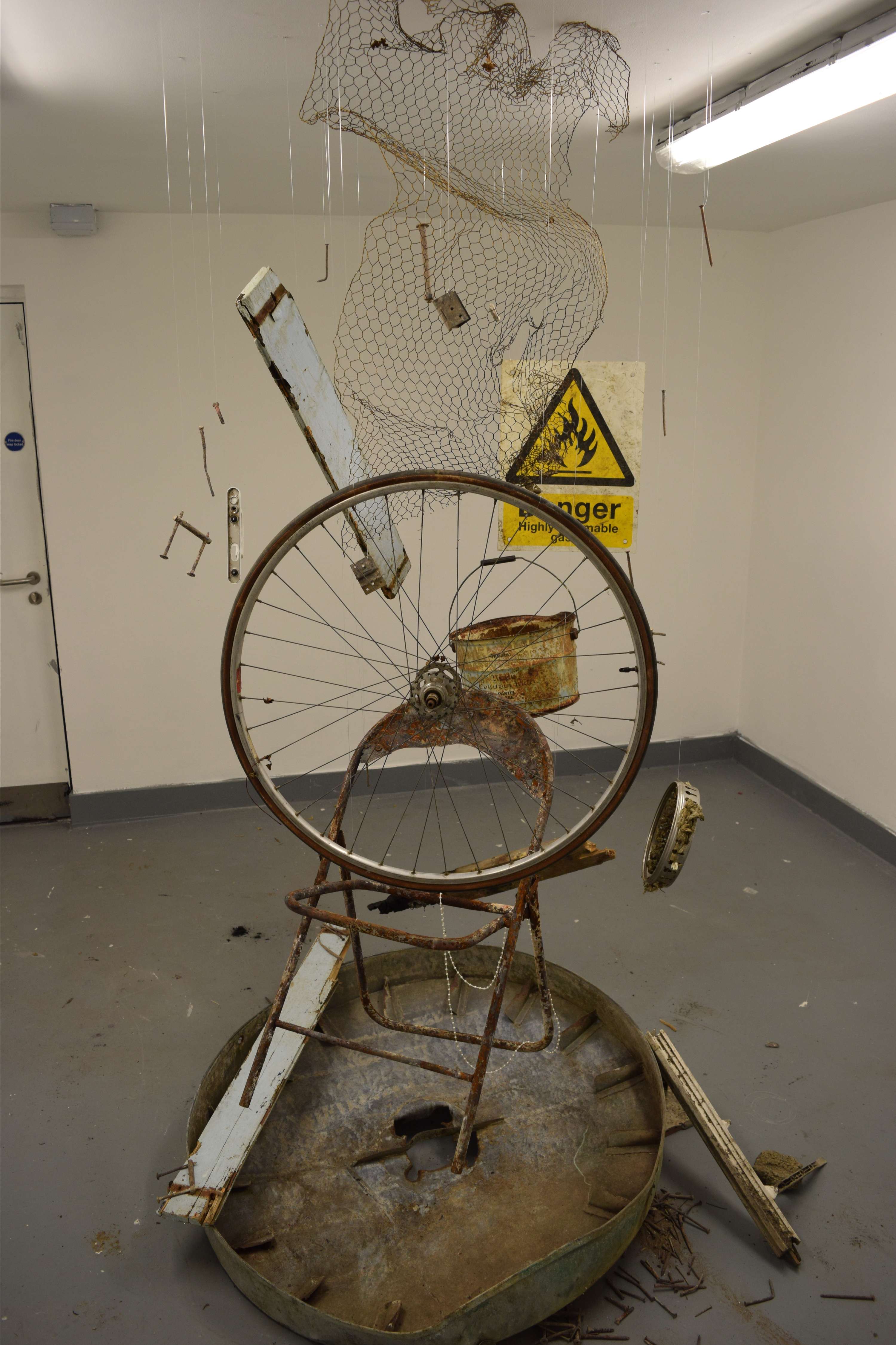 Stuck in Time - Installation by Ellie Summers