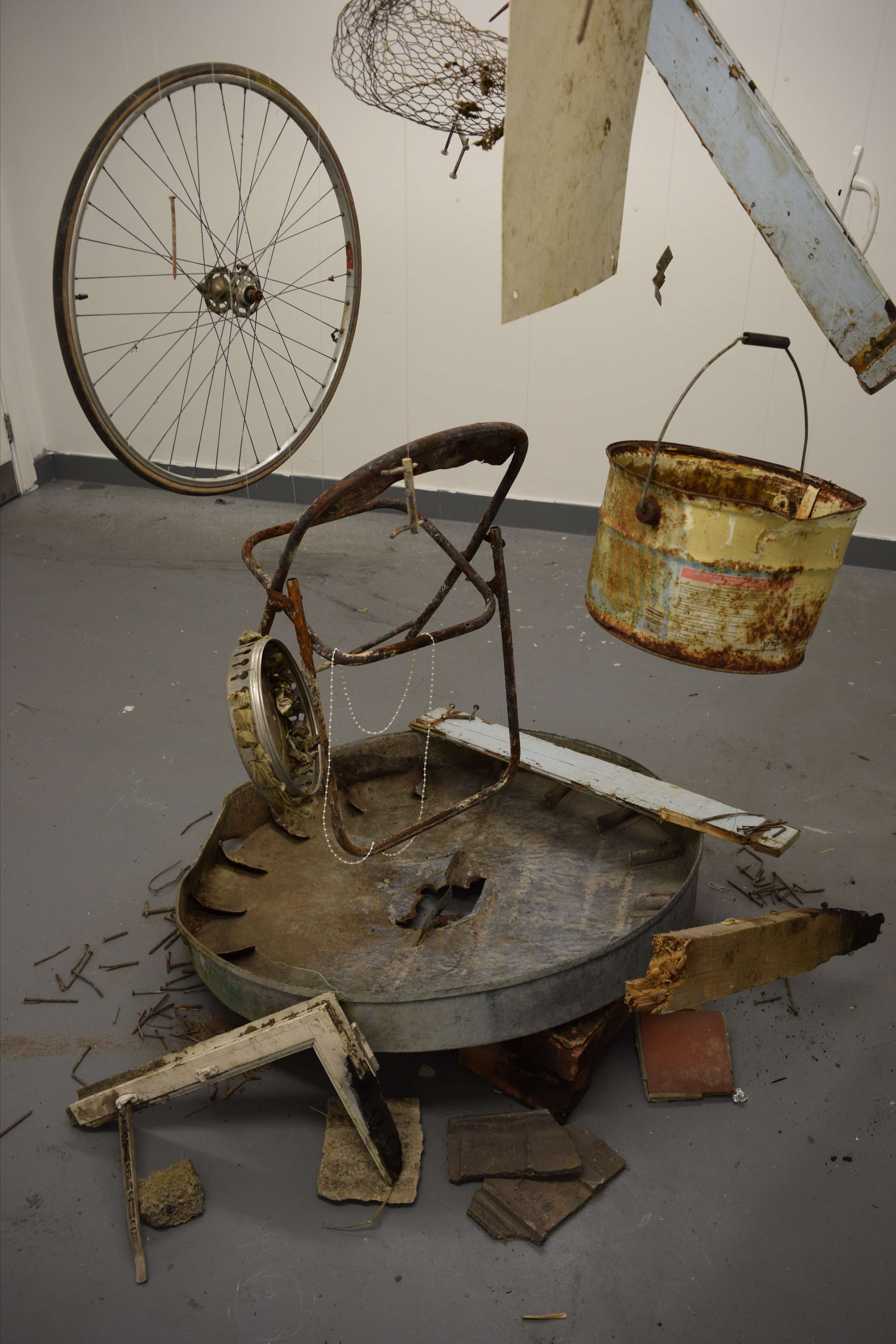 Stuck in Time - Installation by Ellie Summers