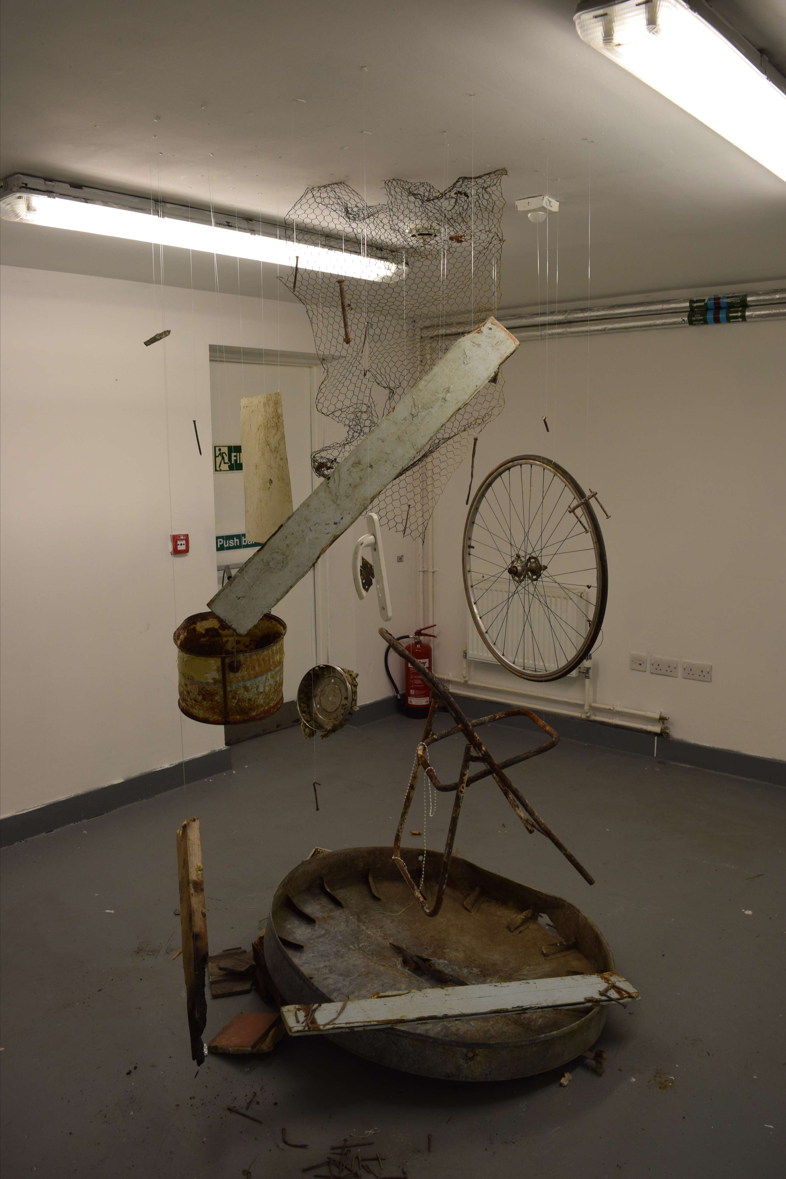 Stuck in Time - Installation by Ellie Summers