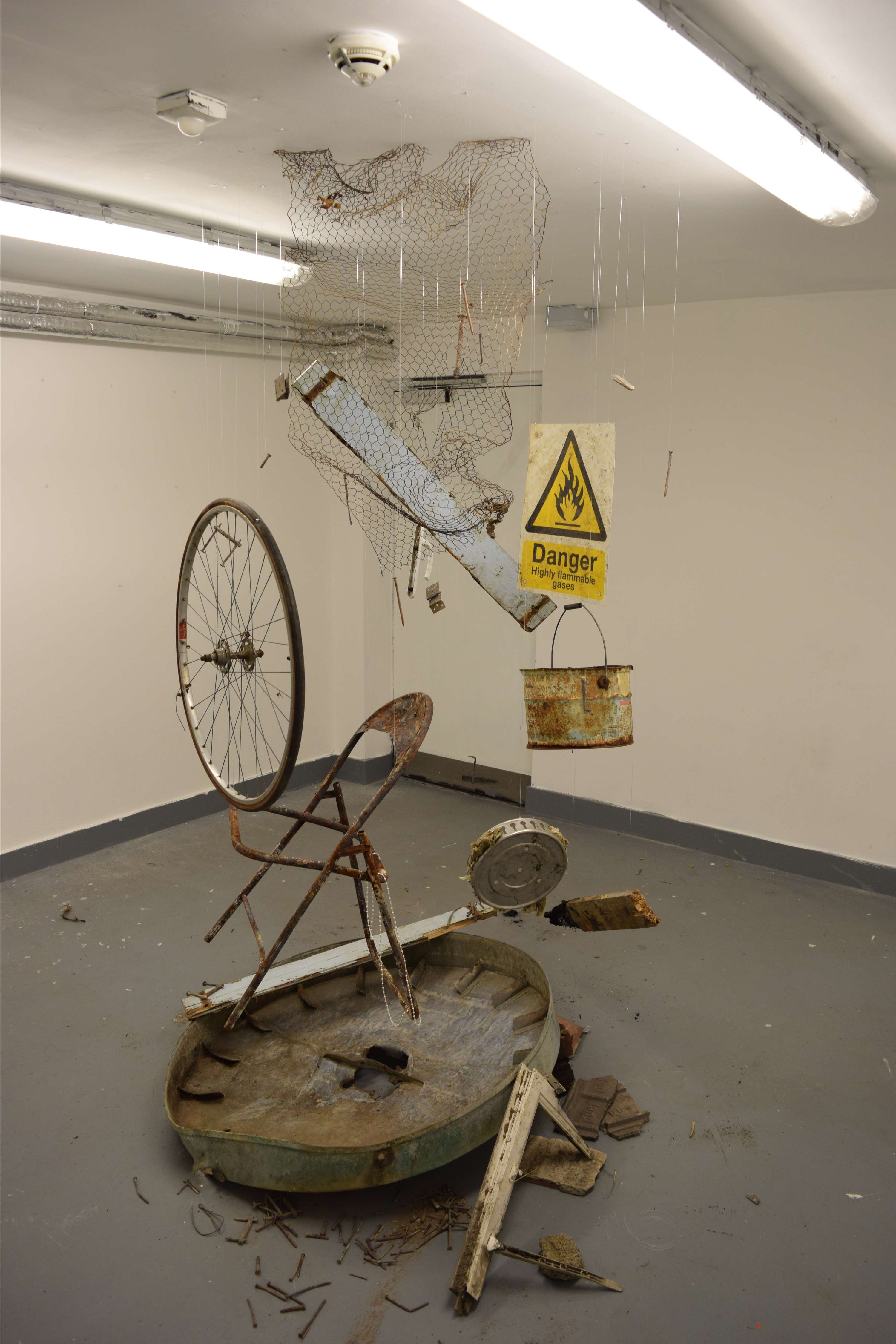 Stuck in Time - Installation by Ellie Summers
