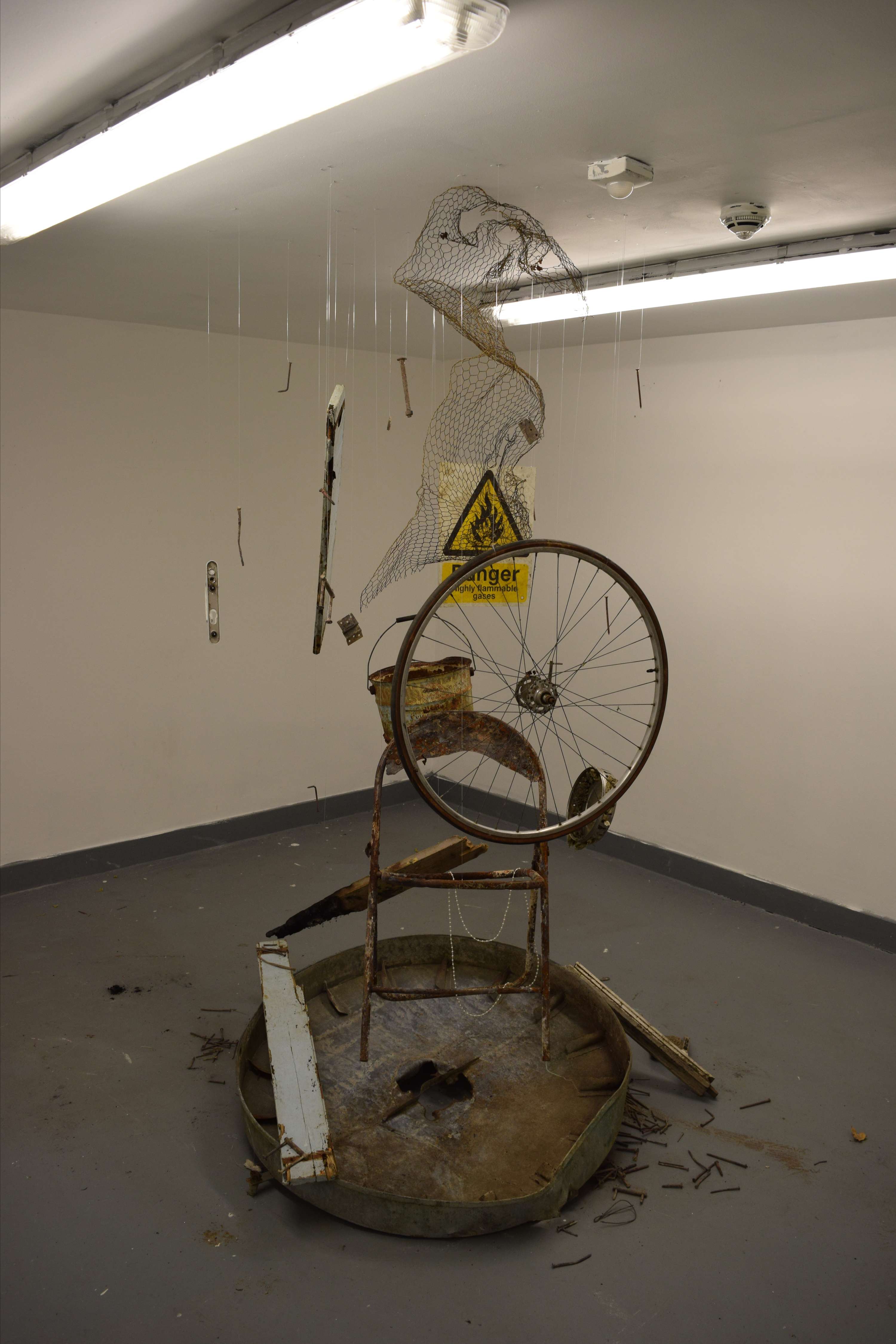 Stuck in Time - Installation by Ellie Summers