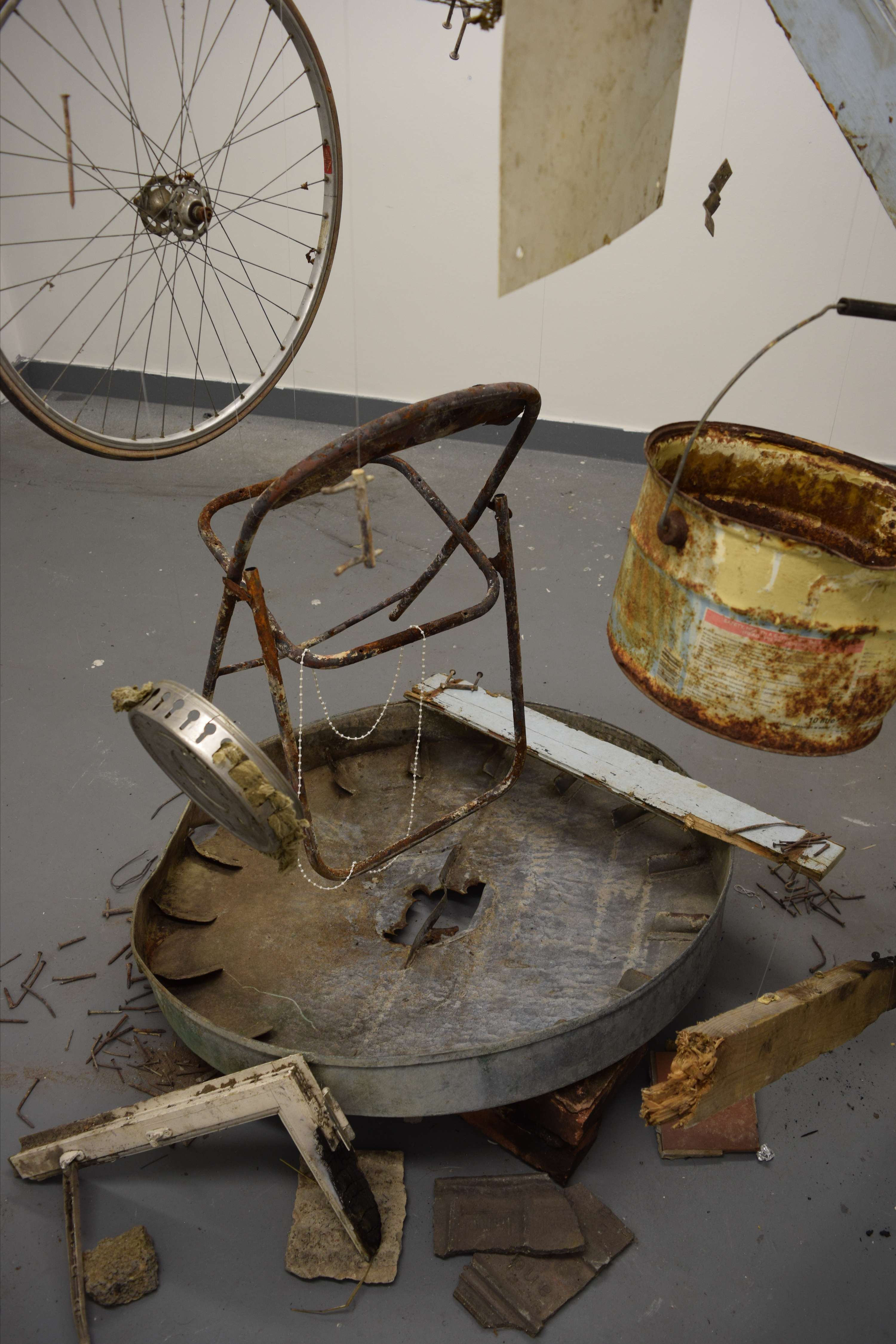 Stuck in Time - Installation by Ellie Summers