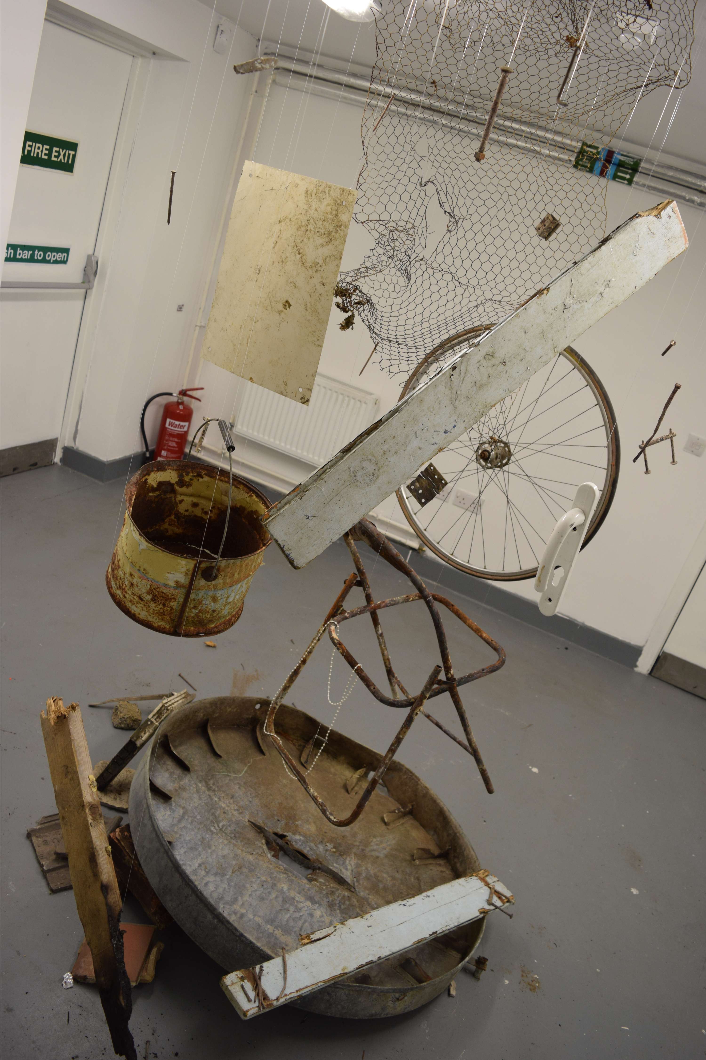Stuck in Time - Installation by Ellie Summers