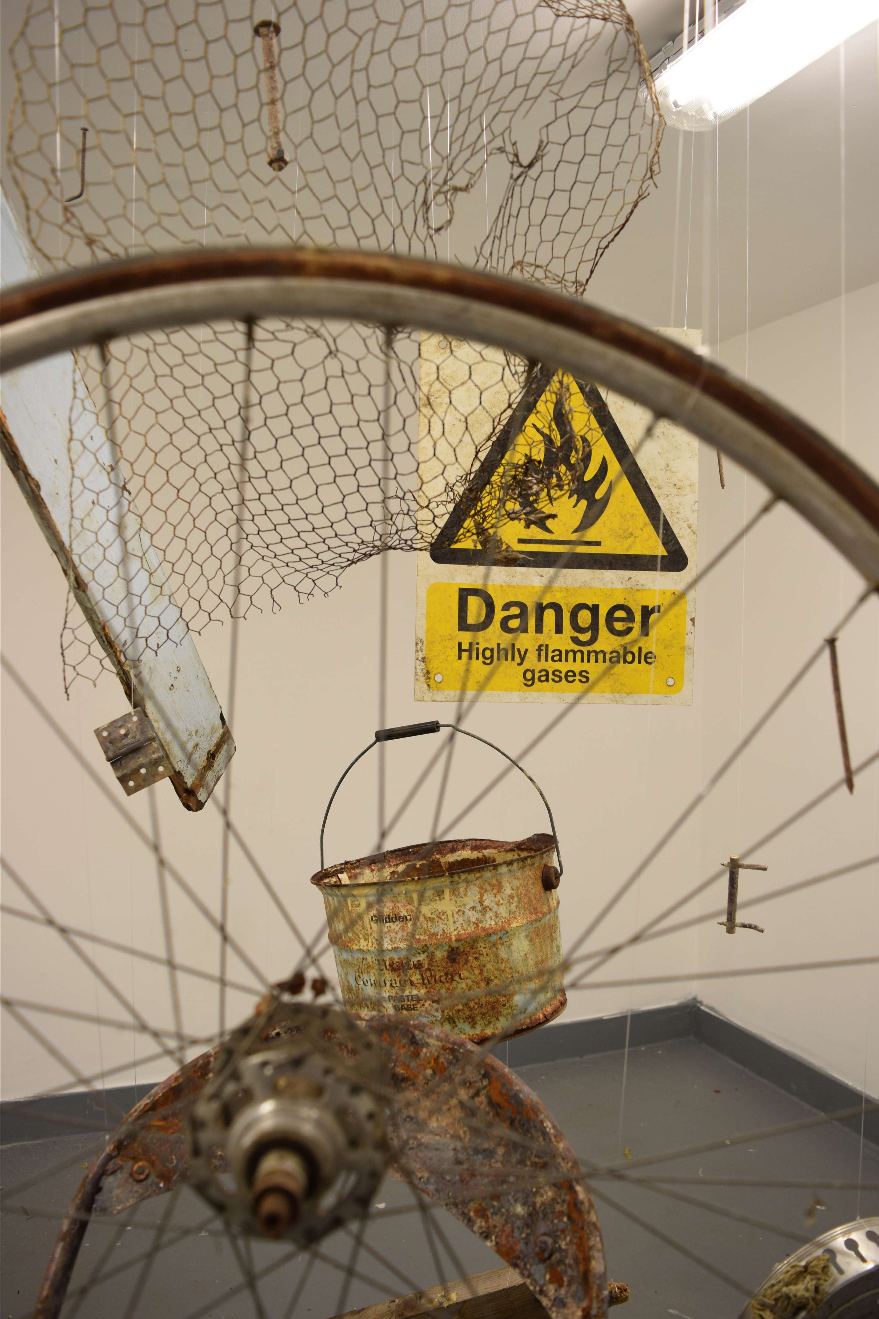 Stuck in Time - Installation by Ellie Summers