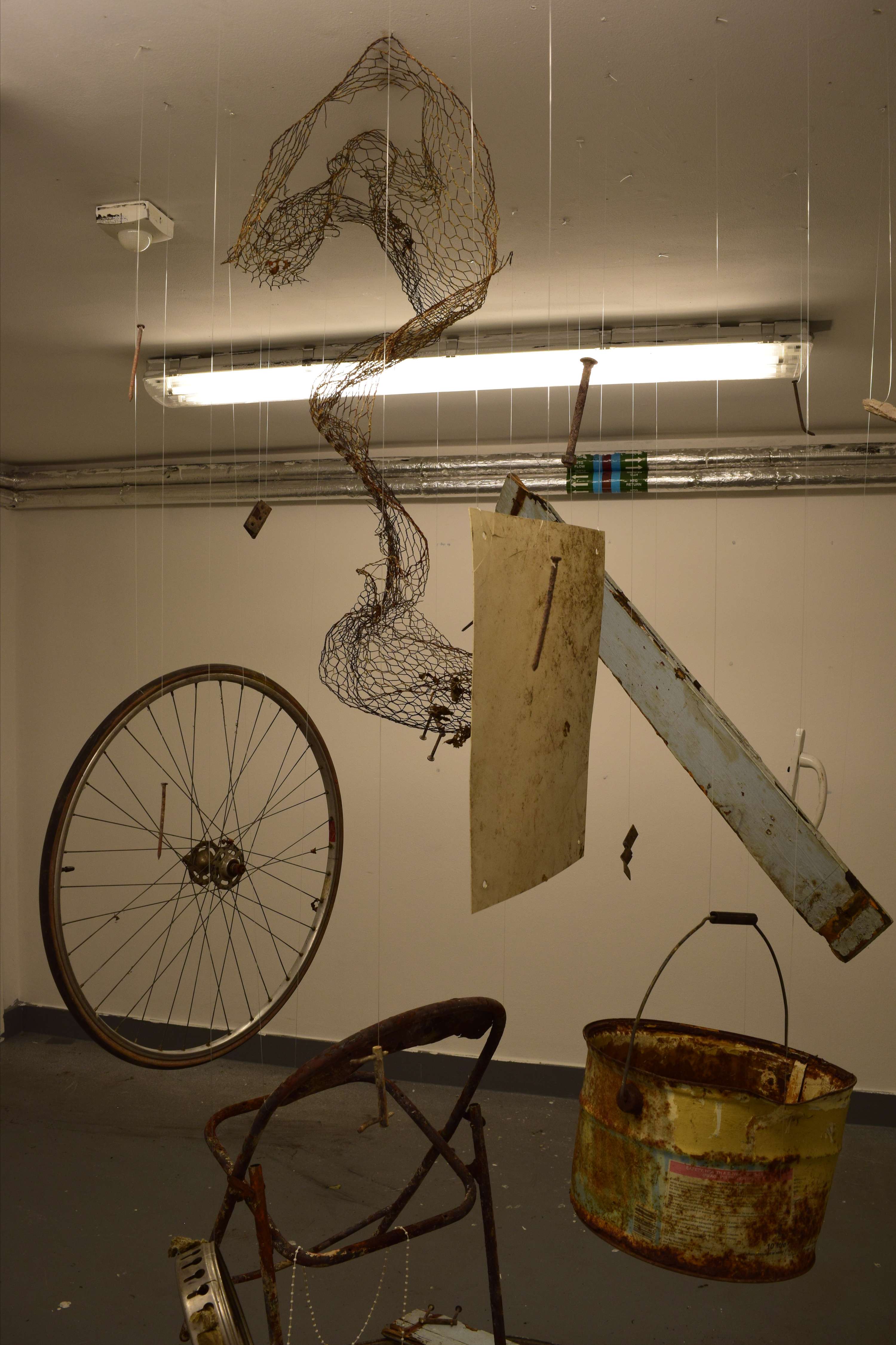 Stuck in Time - Installation by Ellie Summers