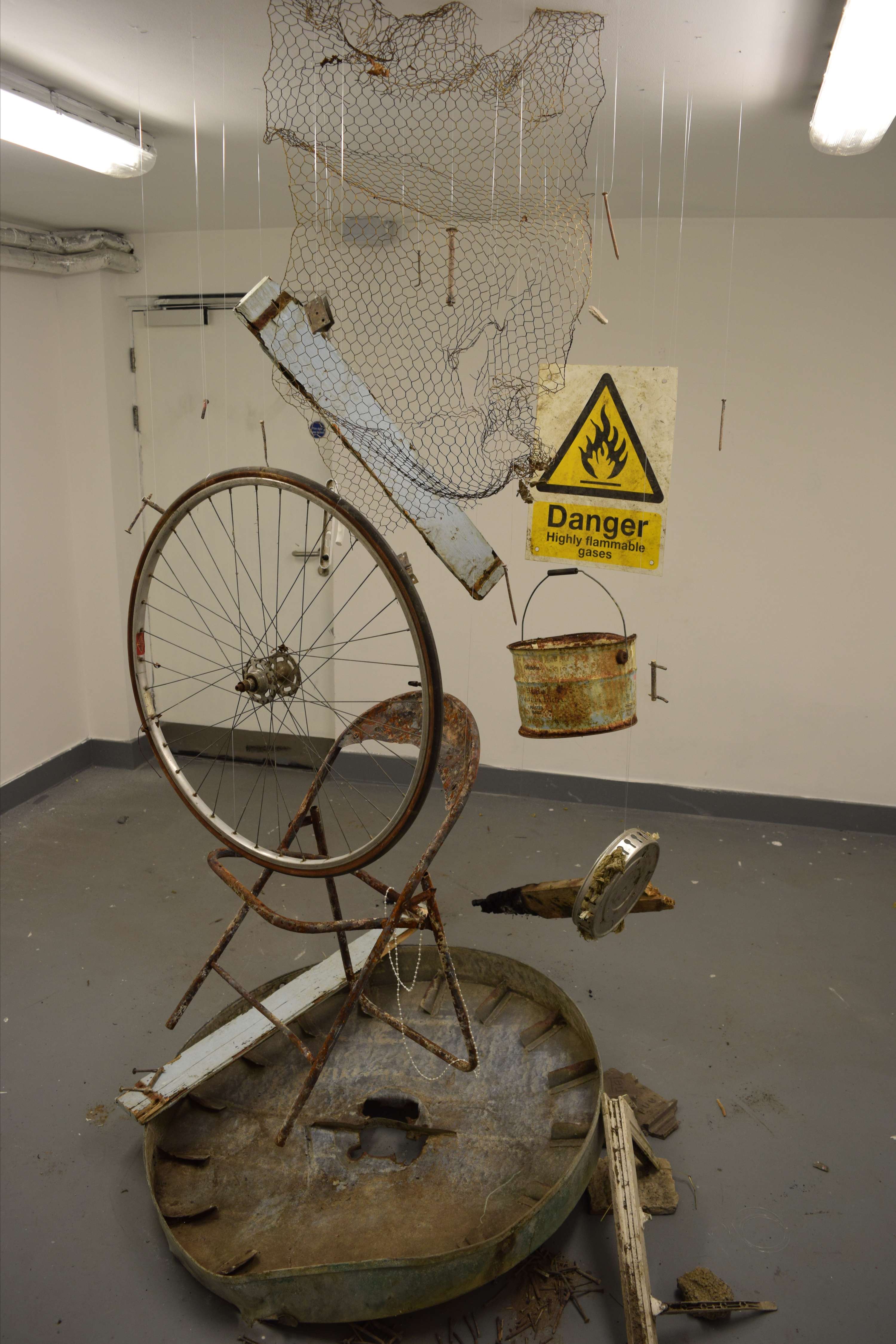 Stuck in Time - Installation by Ellie Summers
