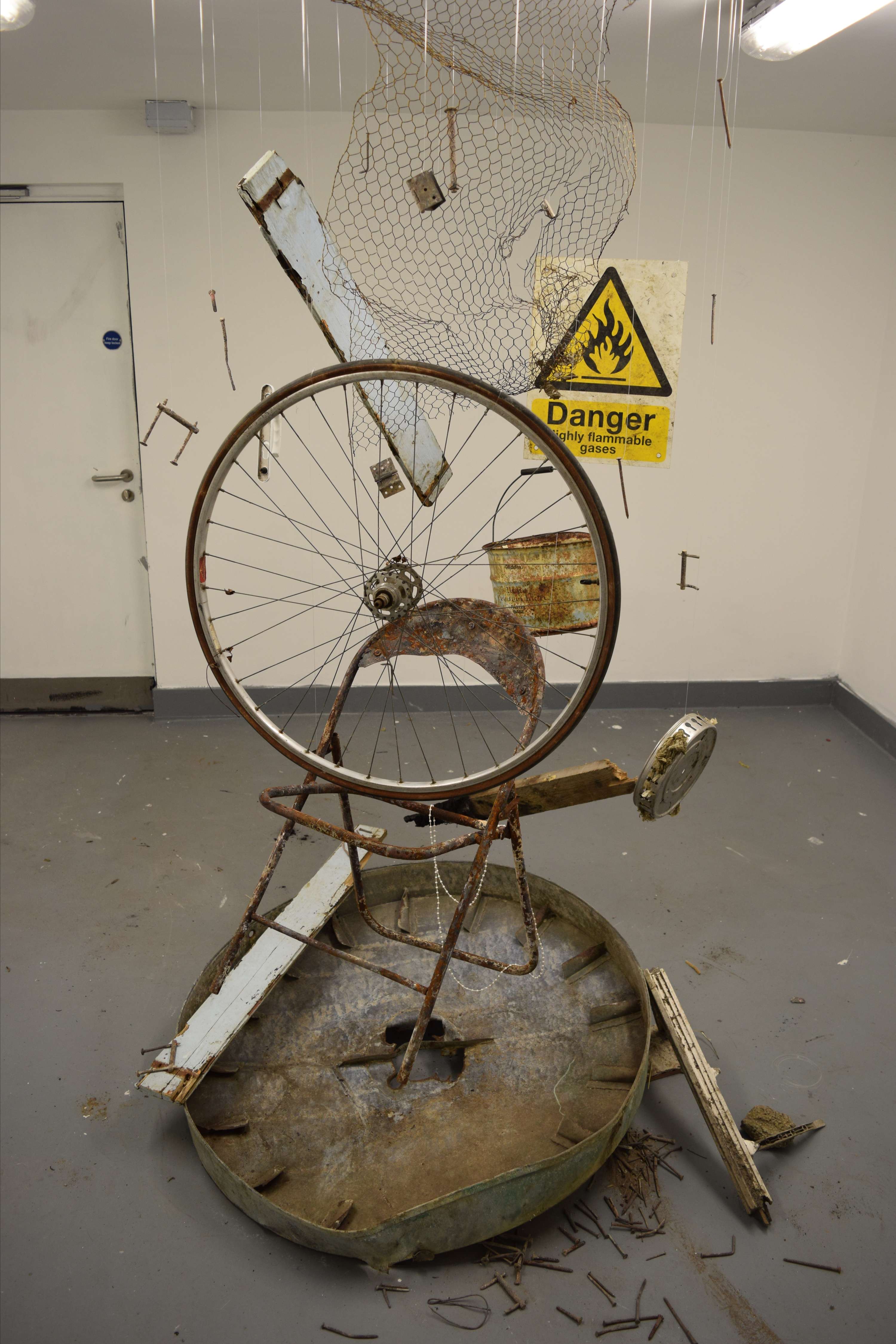 Stuck in Time - Installation by Ellie Summers