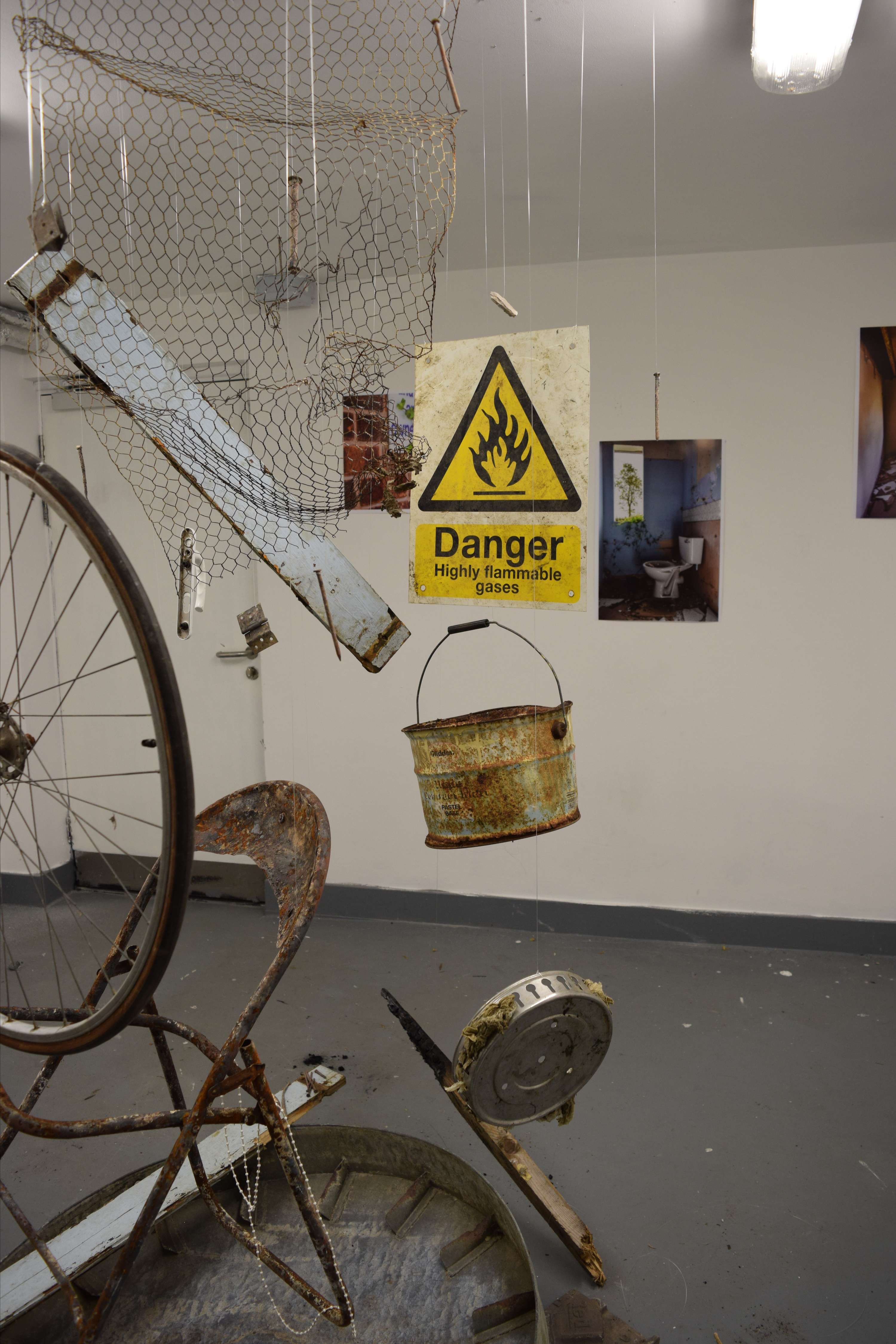 Stuck in Time - Installation by Ellie Summers