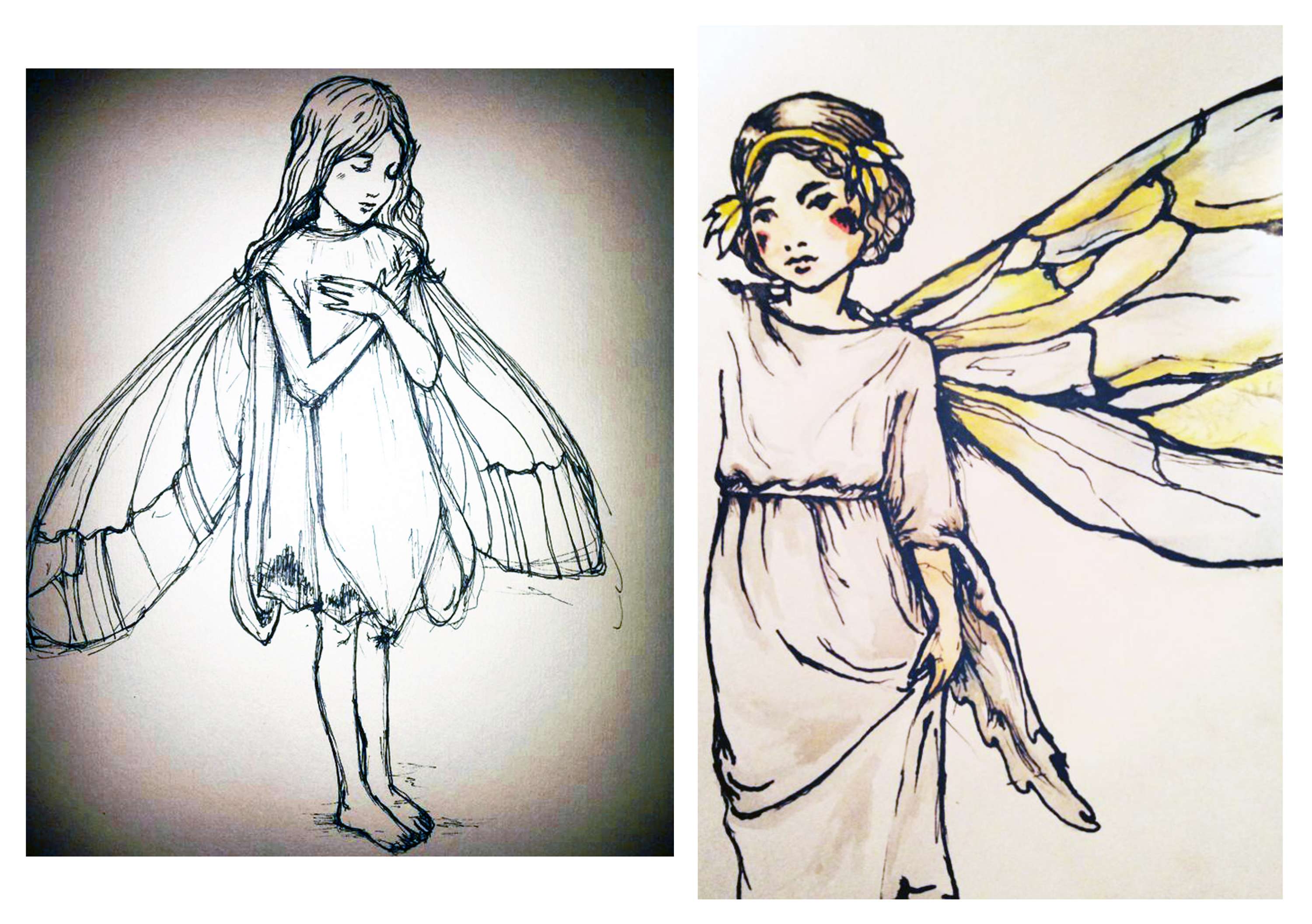 Collection of drawings by Edie Lee