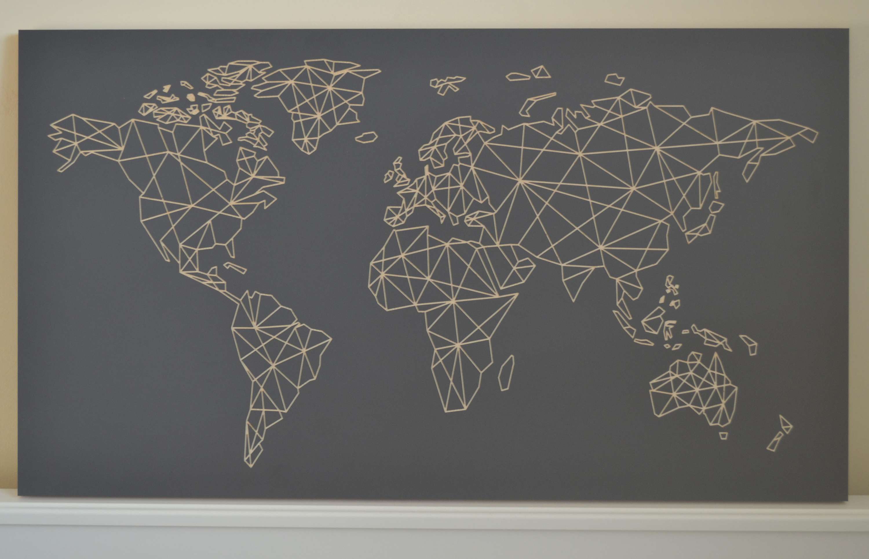 World map by Daniel Easton