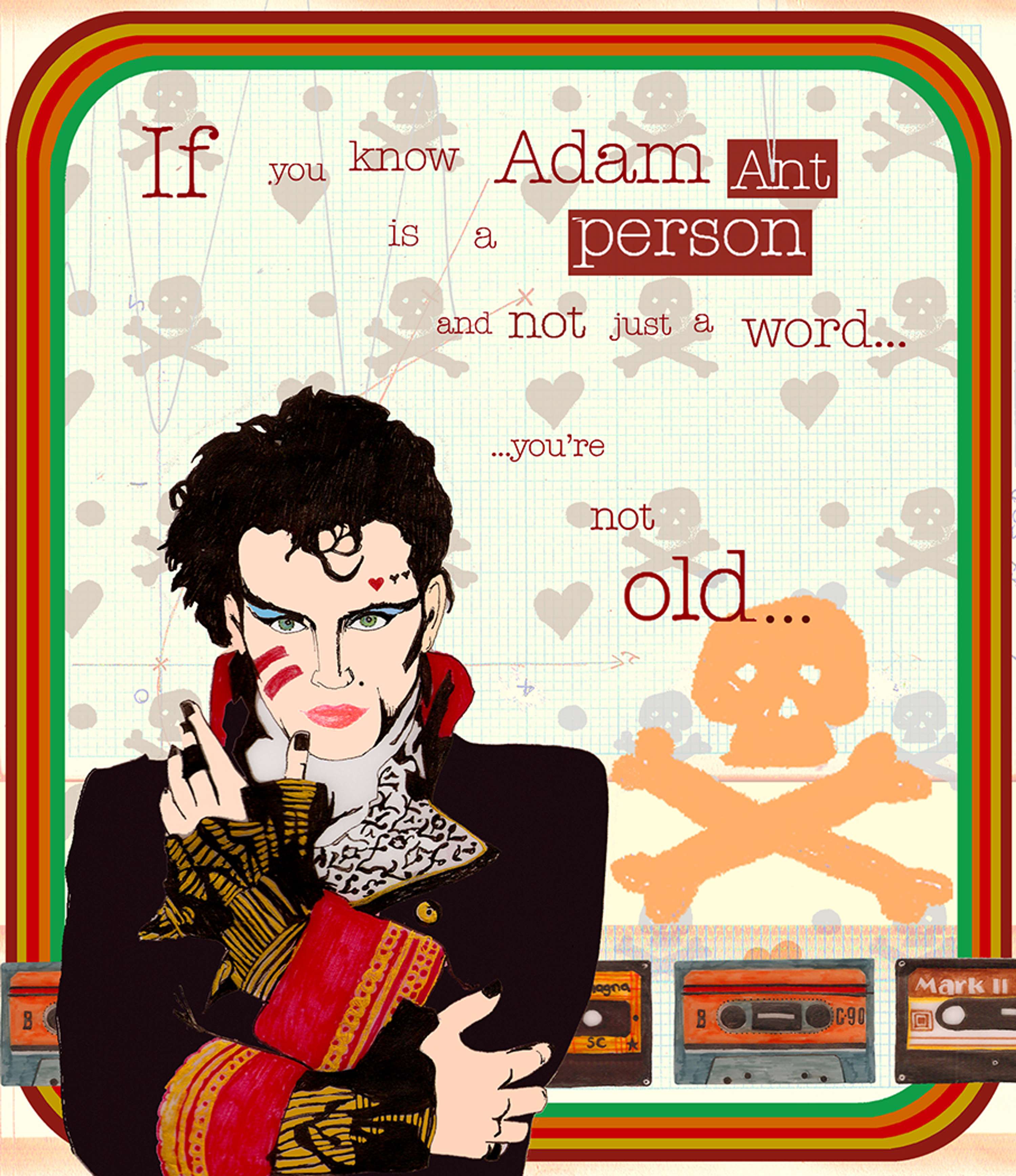 You're not old....you're just Retro! by Fancypantsrodgers Illustration