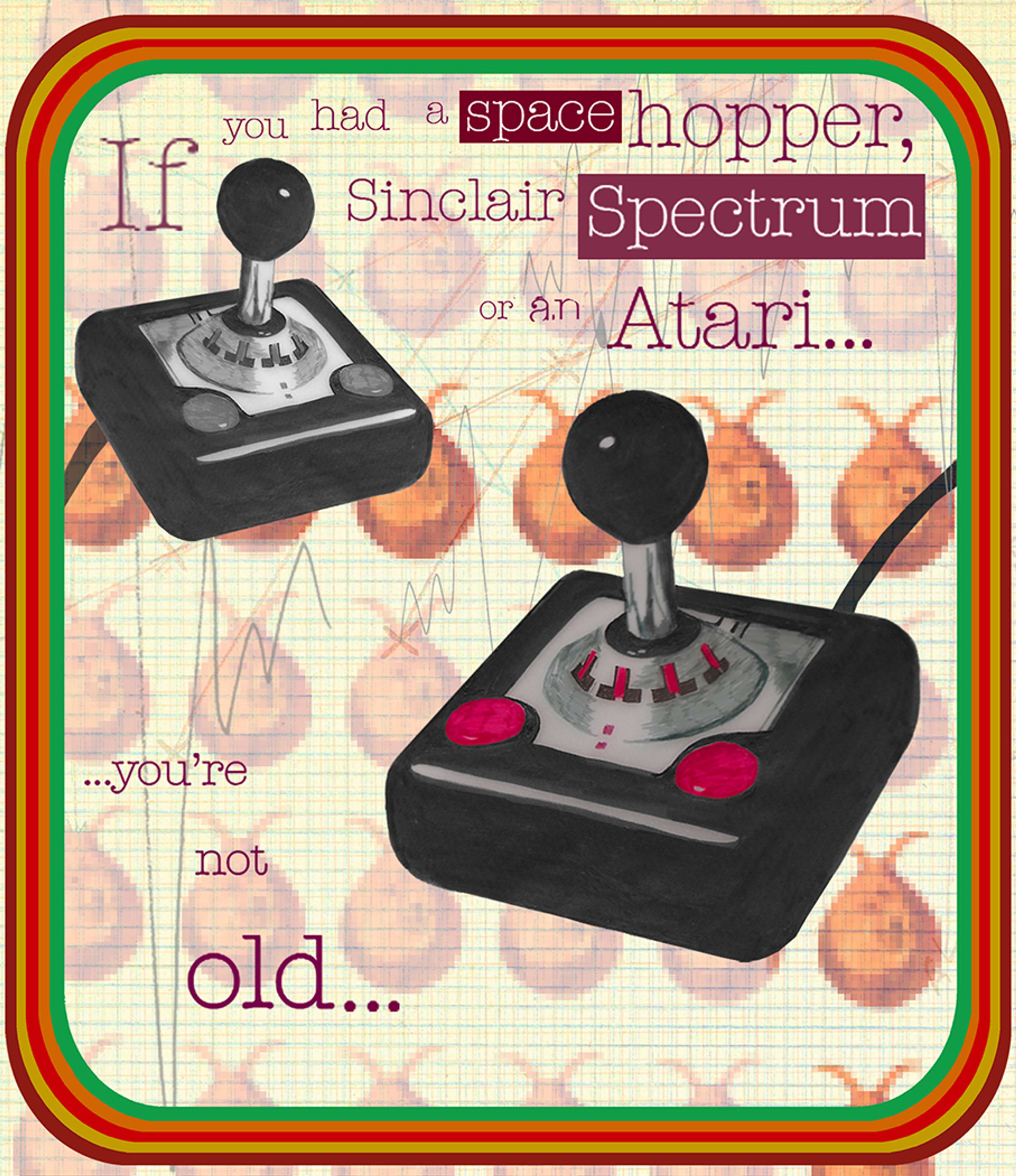 You're not old....you're just Retro! by Fancypantsrodgers Illustration
