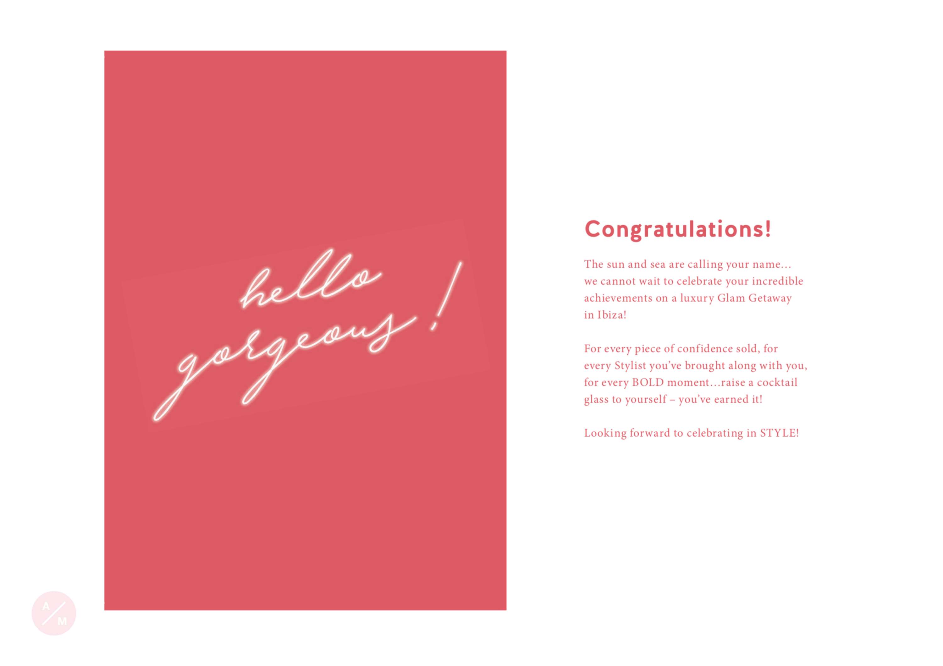 Glam Brochure [print] by Alexandra Miller