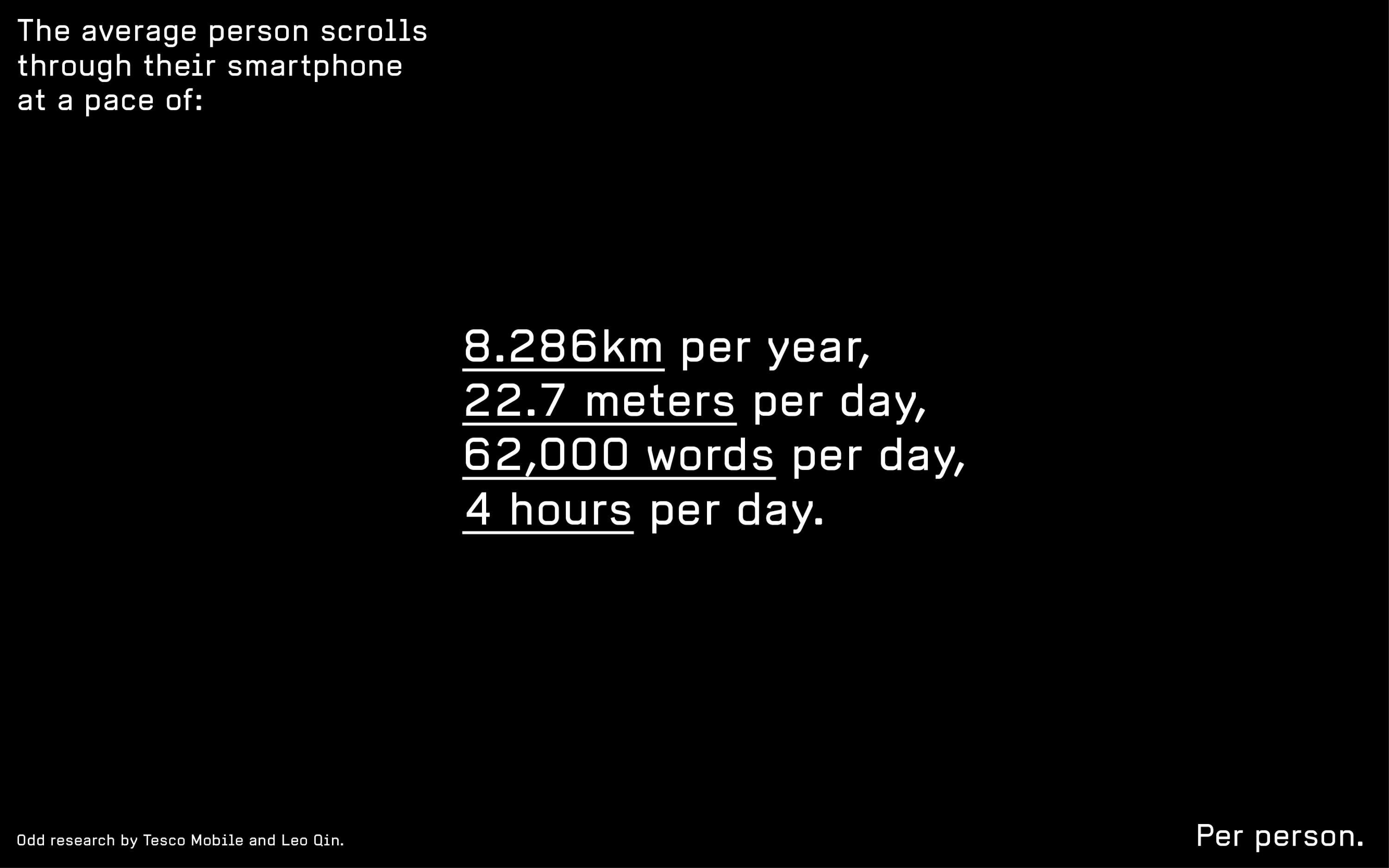 Scrolless App and Campaign - Don't scroll your life away by Stefano Falconi