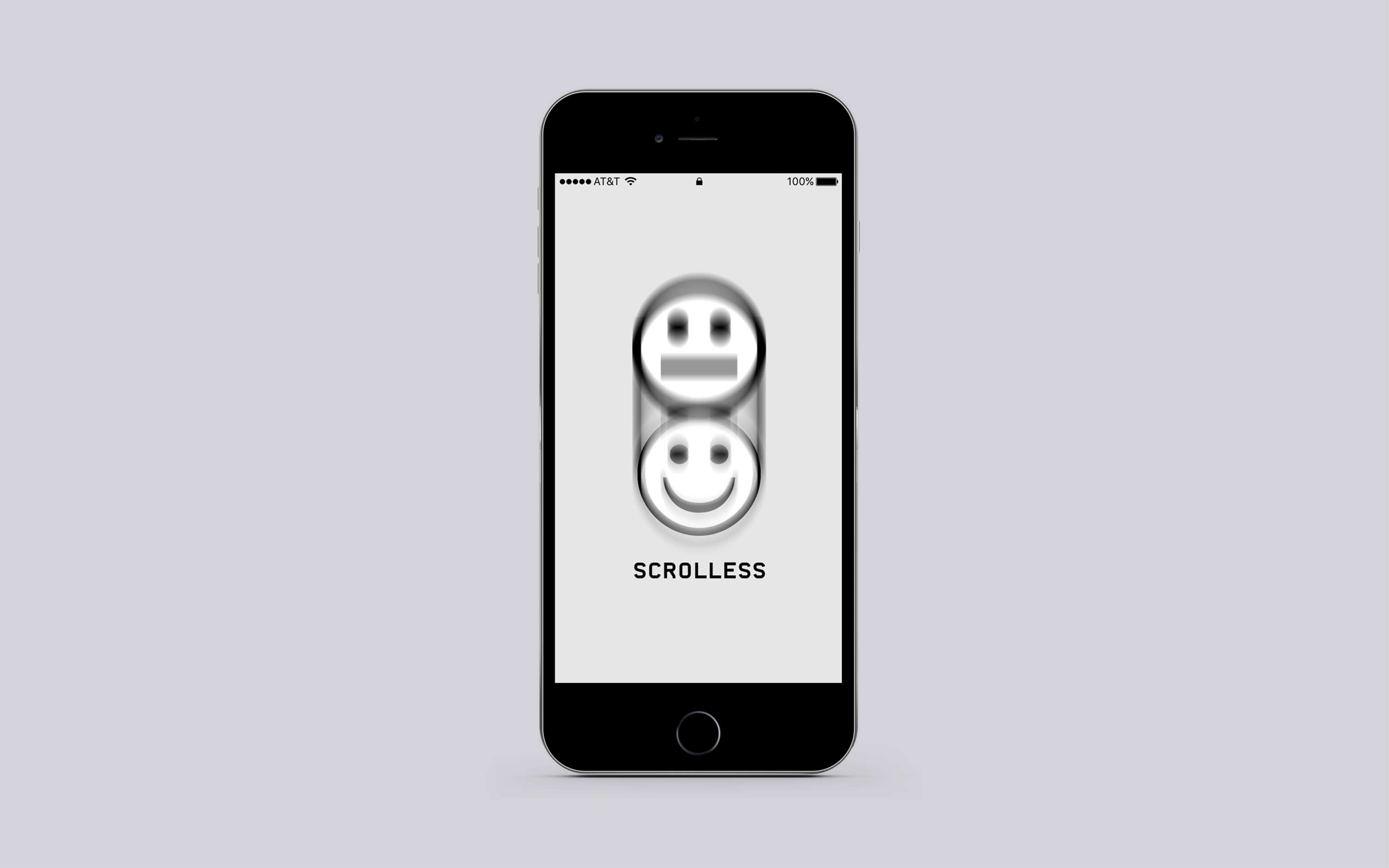 Scrolless App and Campaign - Don't scroll your life away by Stefano Falconi