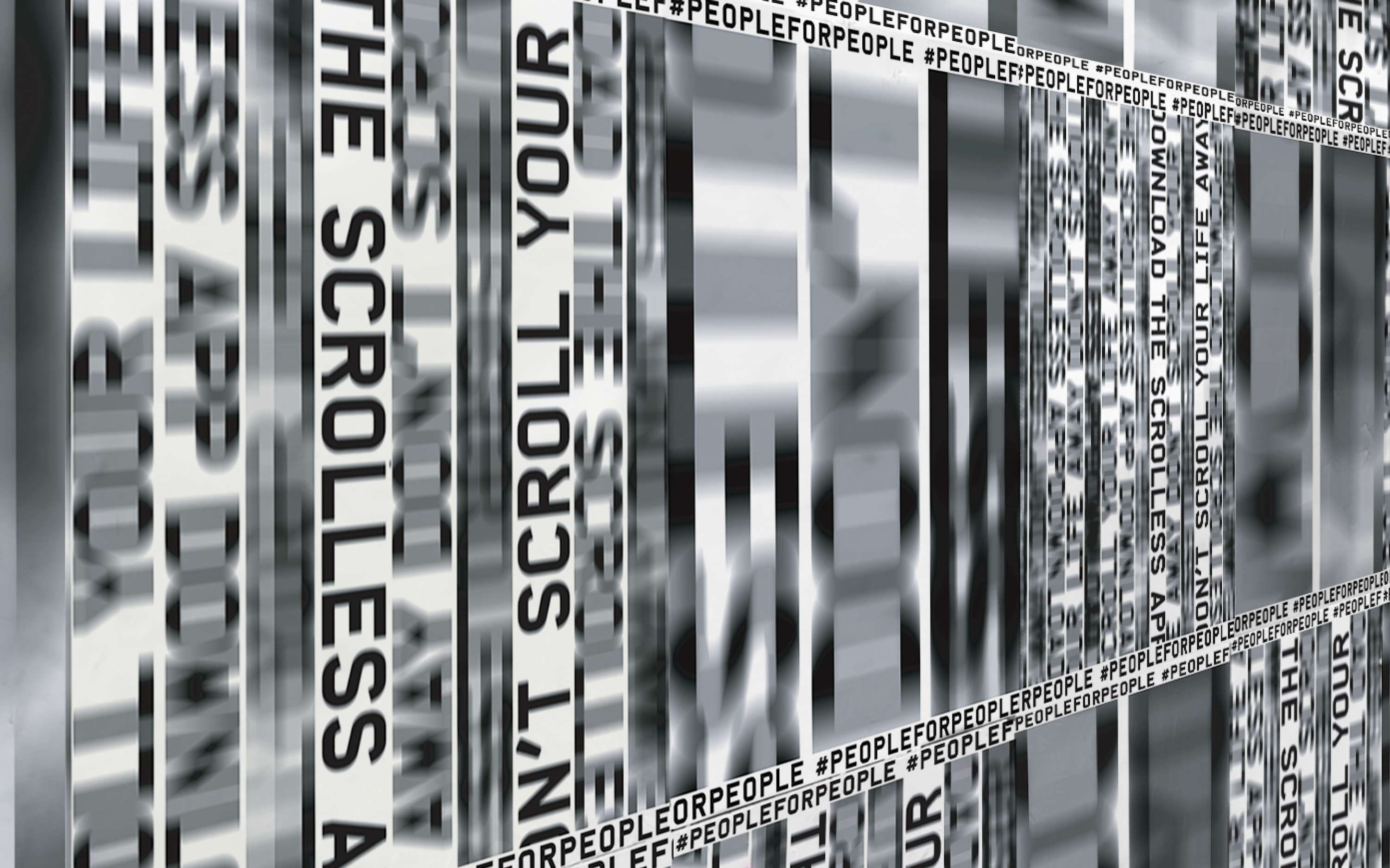 Scrolless App and Campaign - Don't scroll your life away by Stefano Falconi