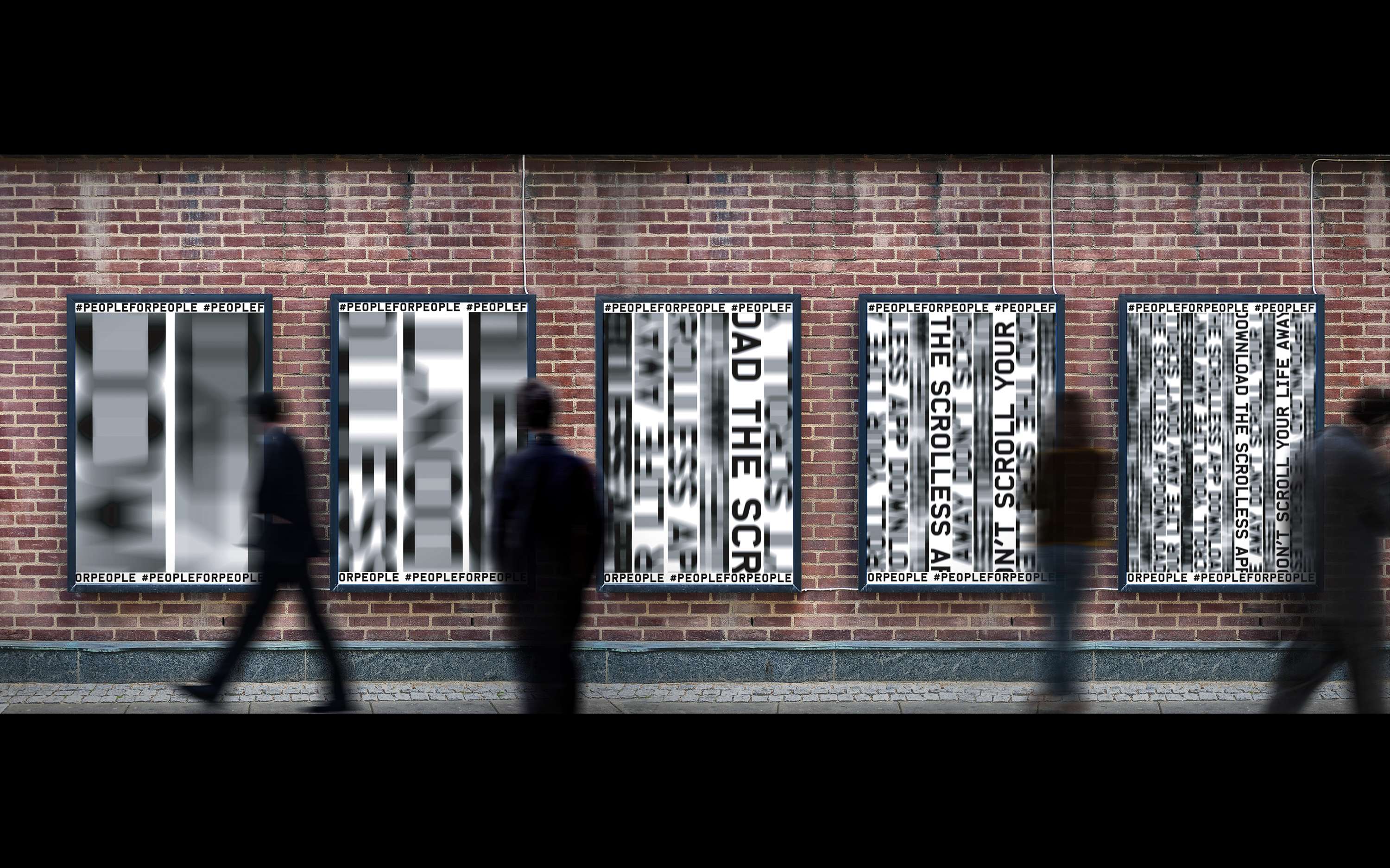 Scrolless App and Campaign - Don't scroll your life away by Stefano Falconi