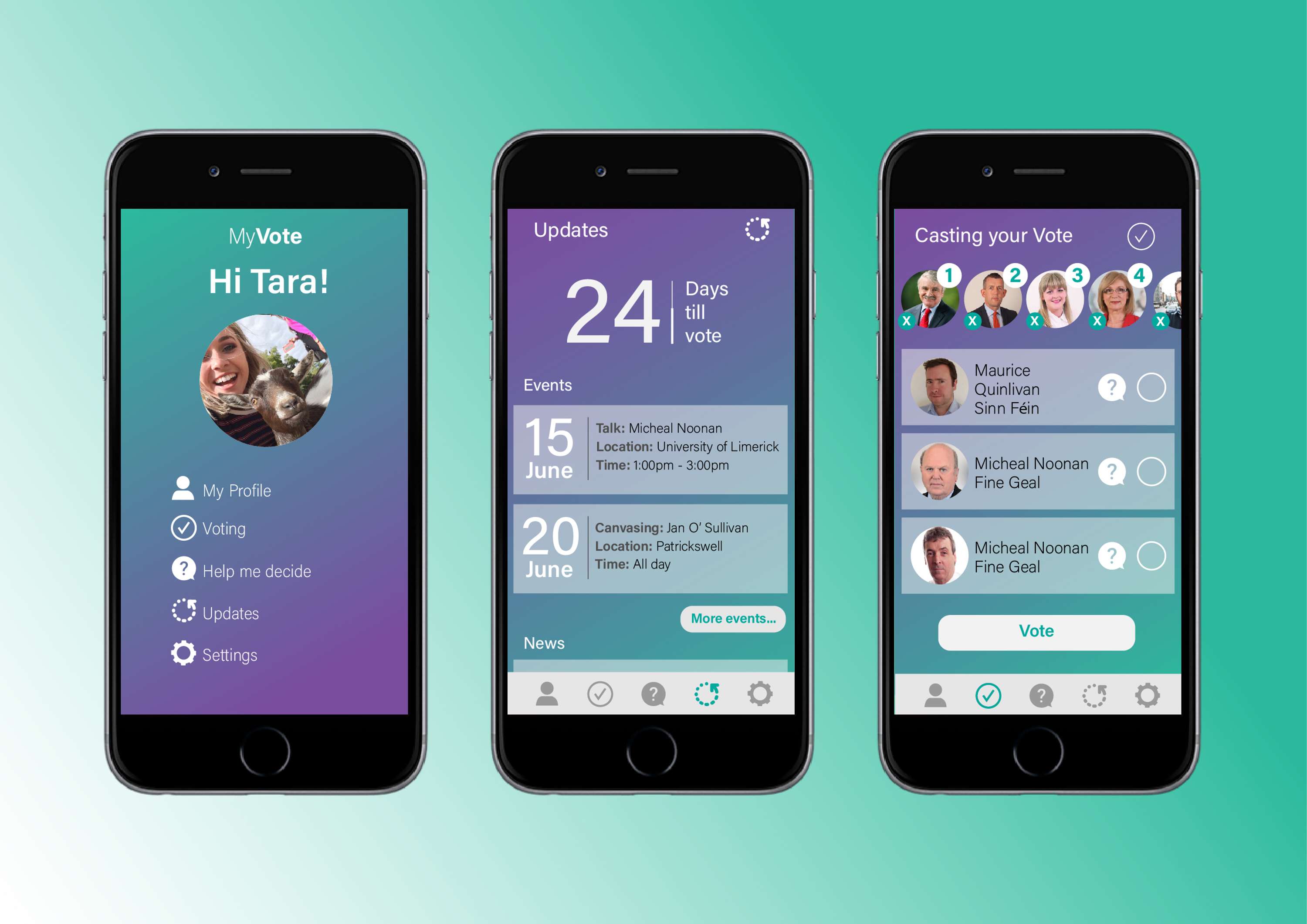 UX/UI Design by Niamh Cusack