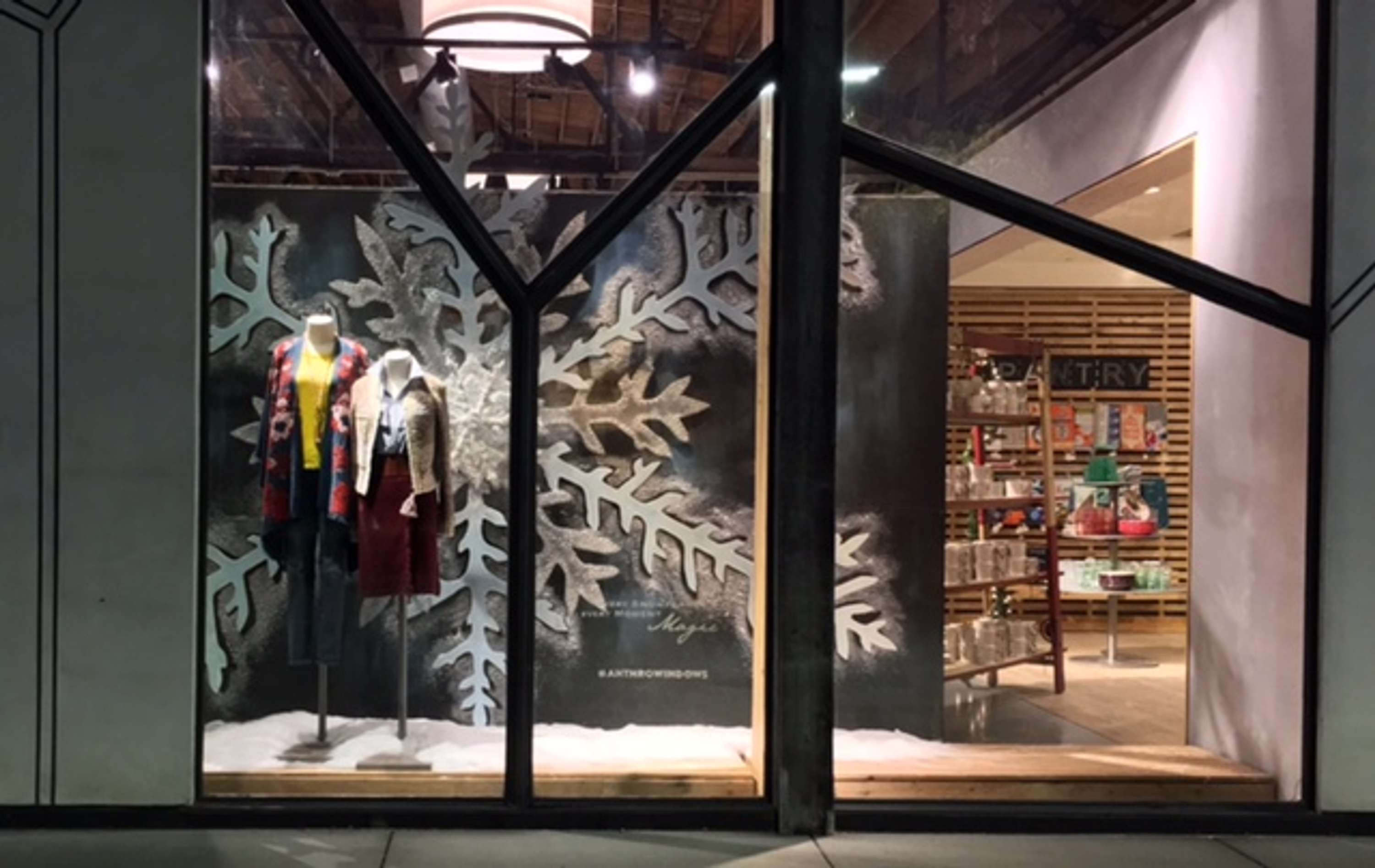 Snowflake Window Display by Cait Sexton