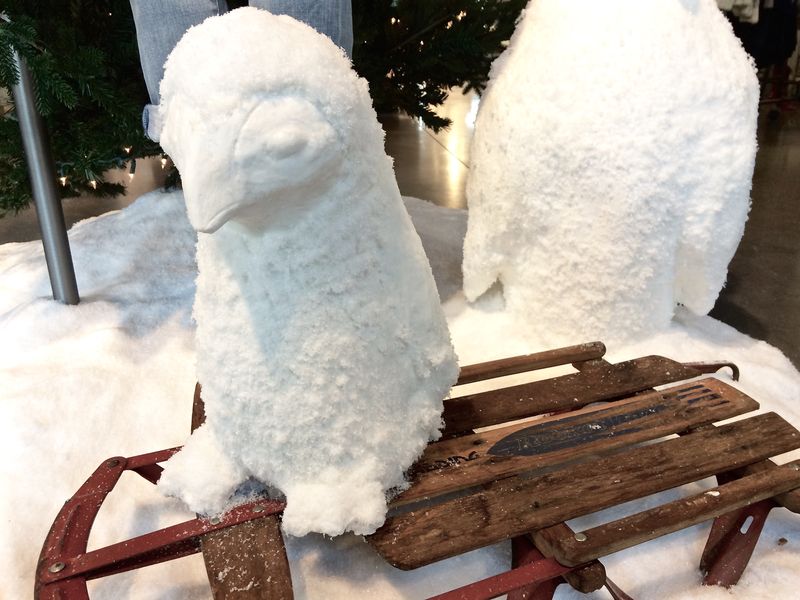 Penguin Sculptures by Cait Sexton
