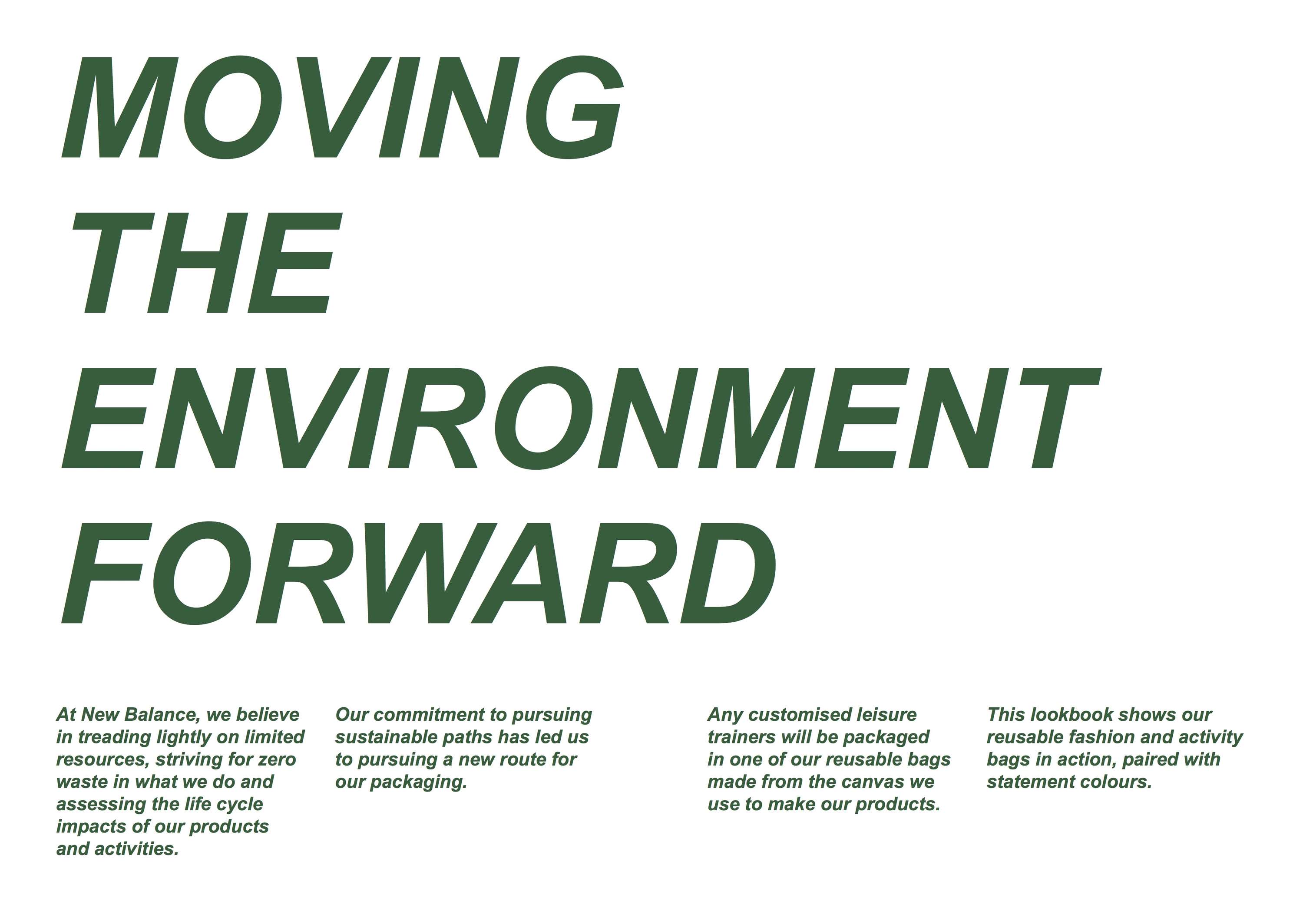 Moving the Environment Forward by Molly Bryan