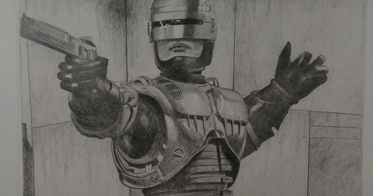Original Movie Art pencil drawings of film characters The Dots