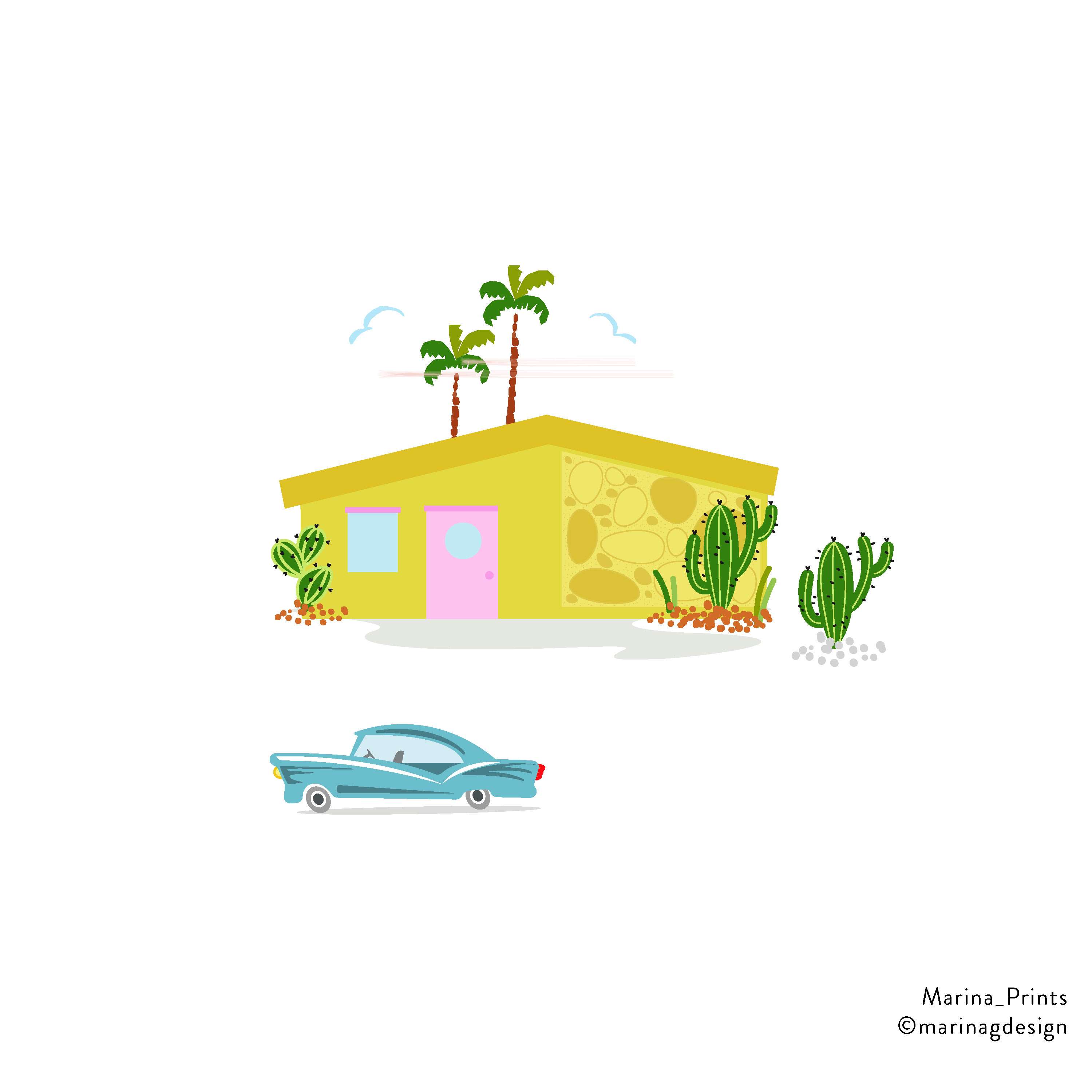 Desert Modernism -Palm Spring Style by Marina Gonzalez