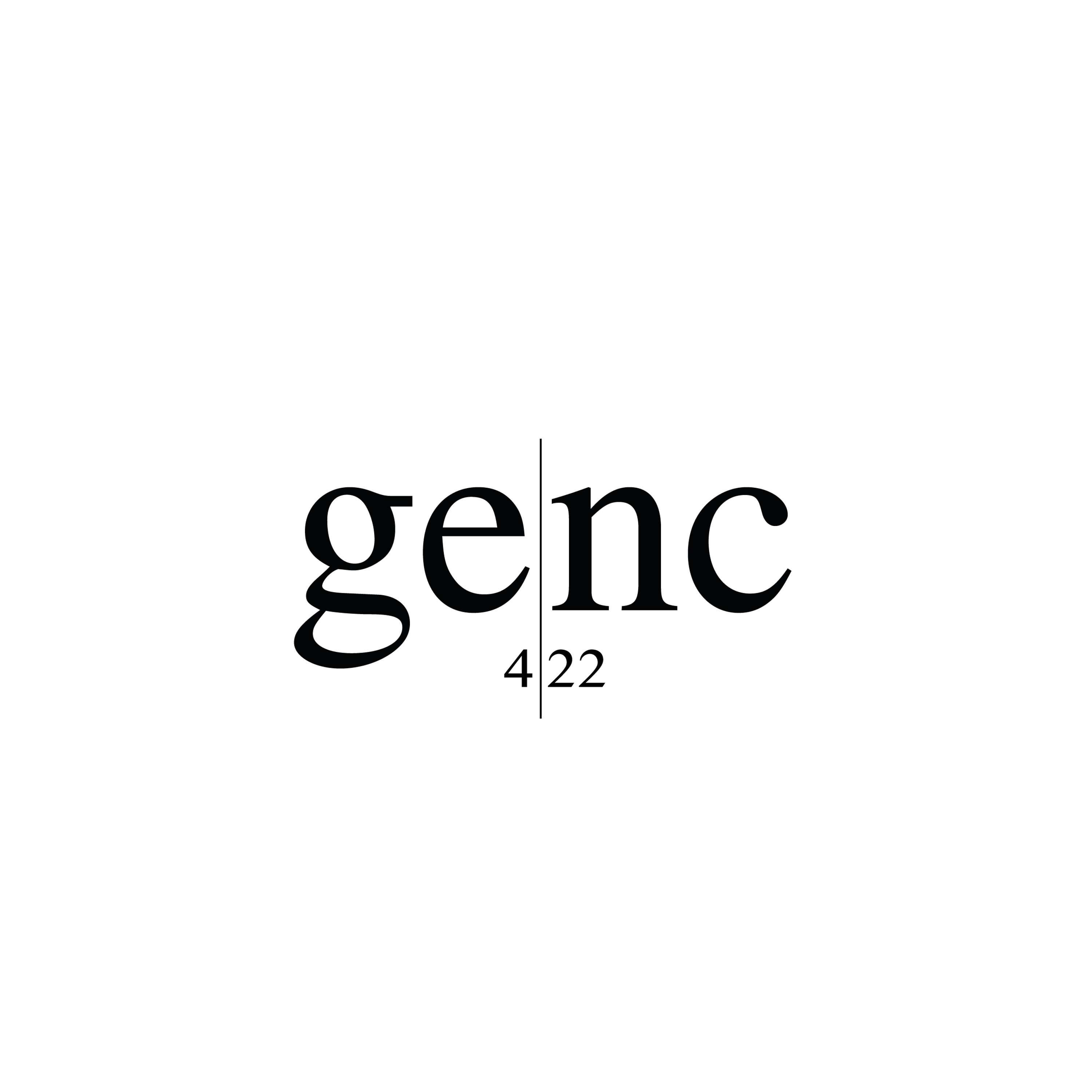 Genc 4/22 logo development and creation by Brigita Sermuksnyte