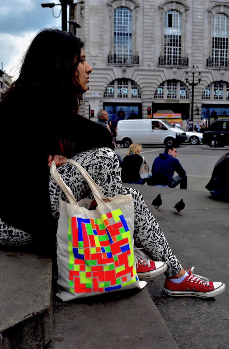 Noise Tote Bag by Emma Irwin