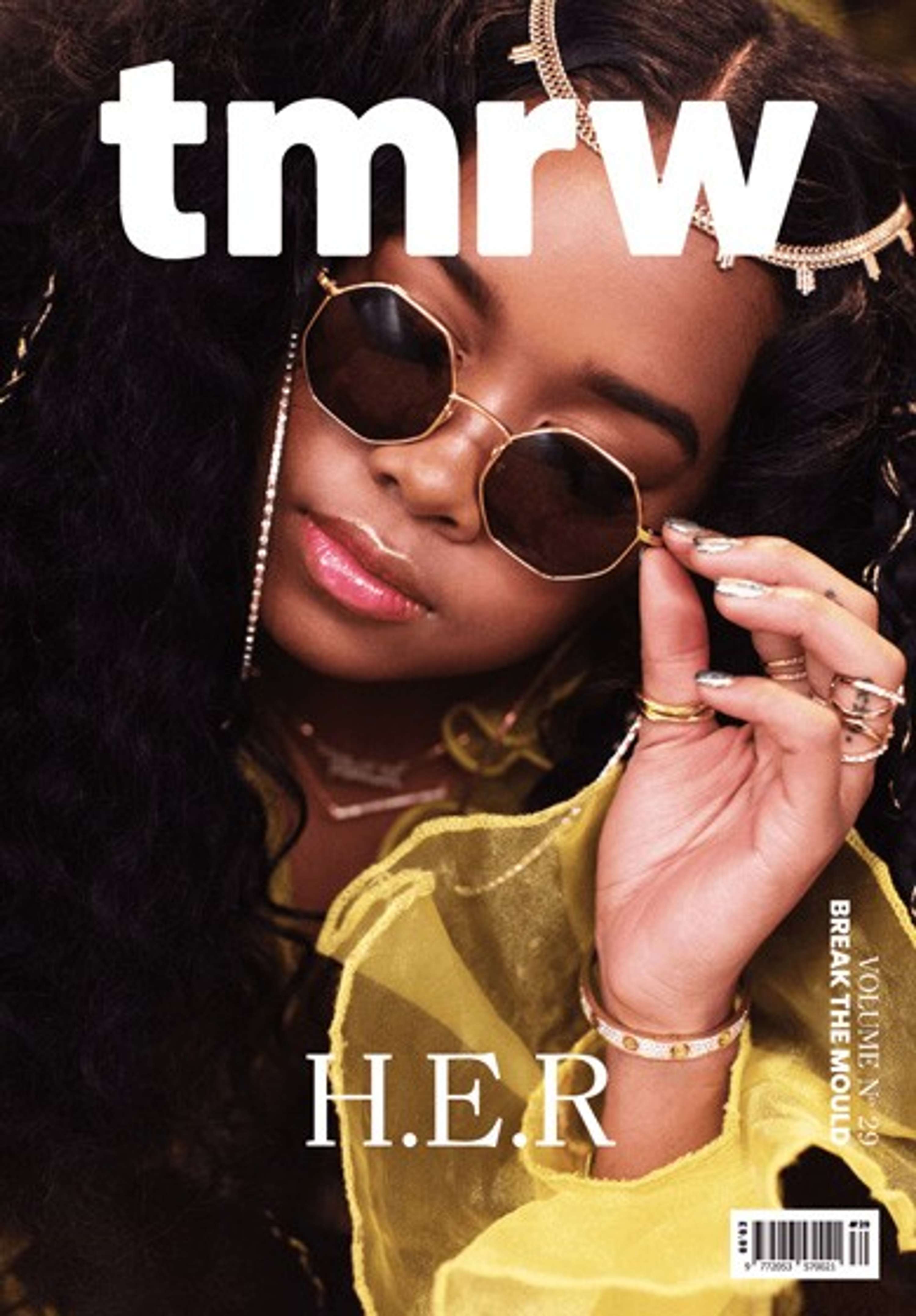 H.E.R x tmrw magazine by Catarina Ramalho