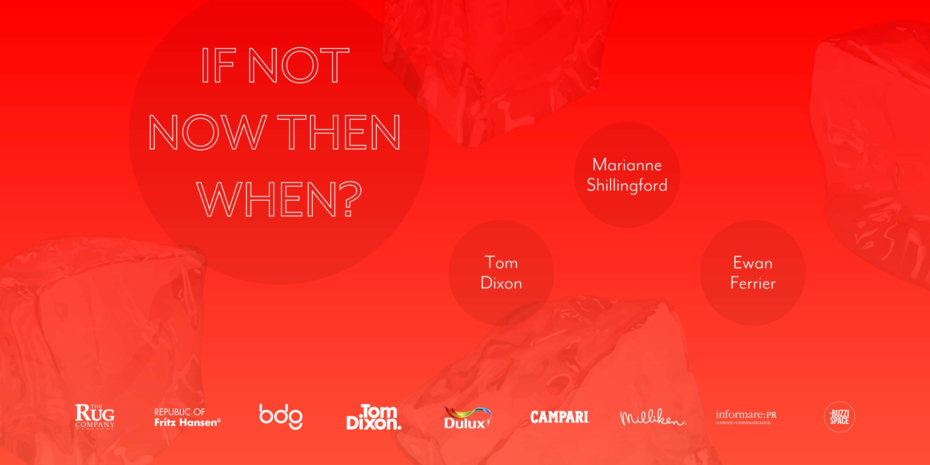 Tom Dixon X #IfNotNowThenWhen by Grace Knowles
