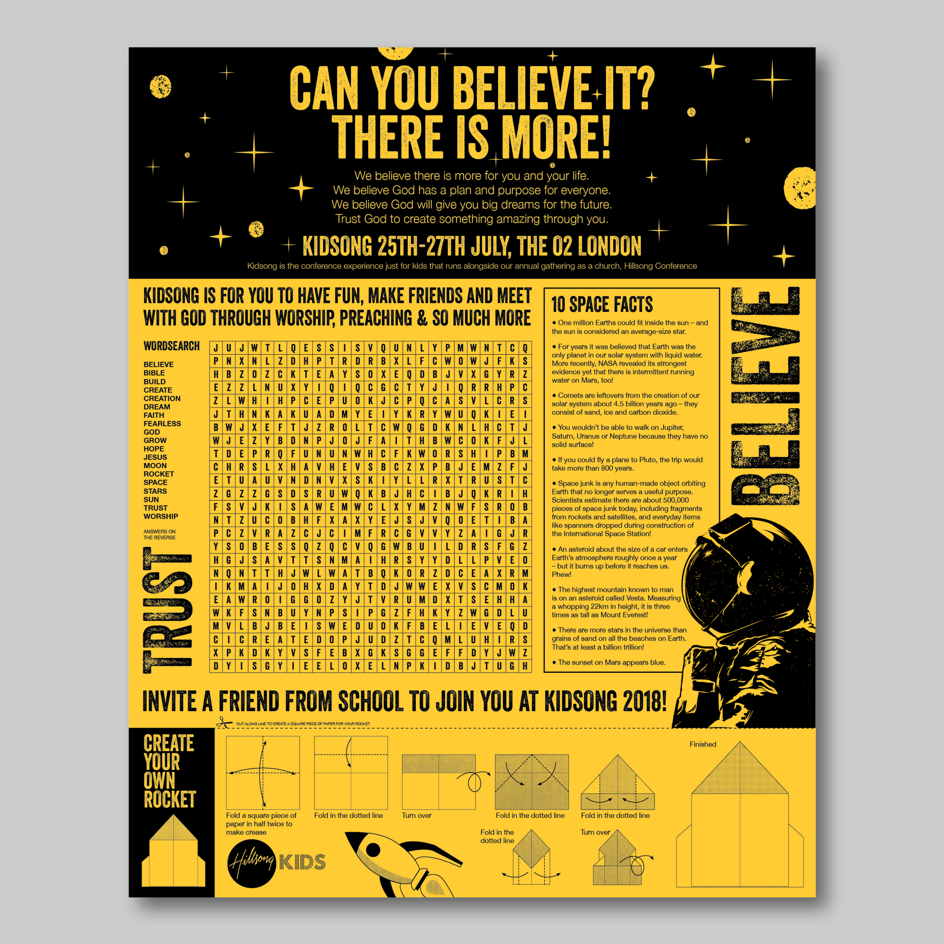 Activity sheet by Mark Hickling