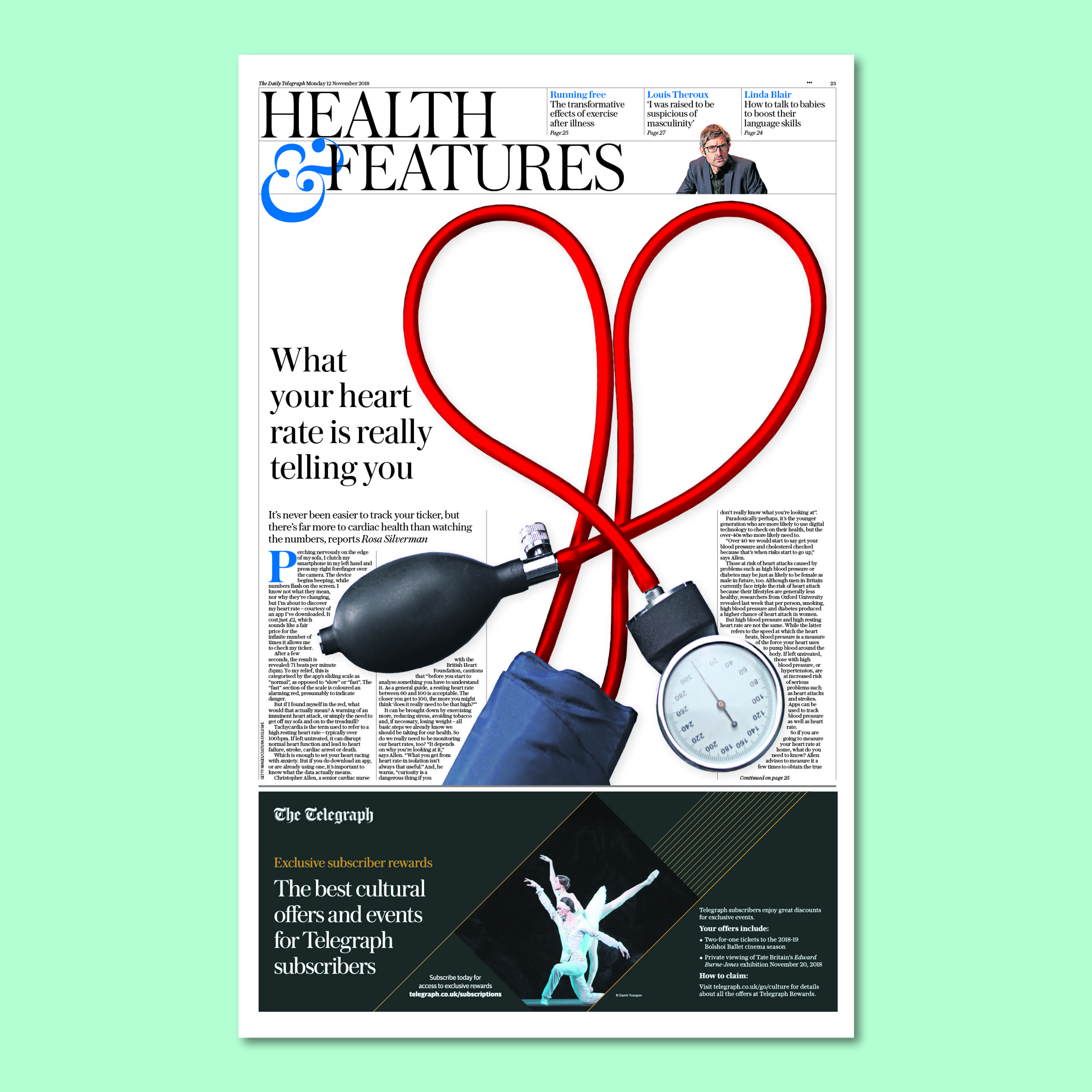 Telegraph features by Mark Hickling