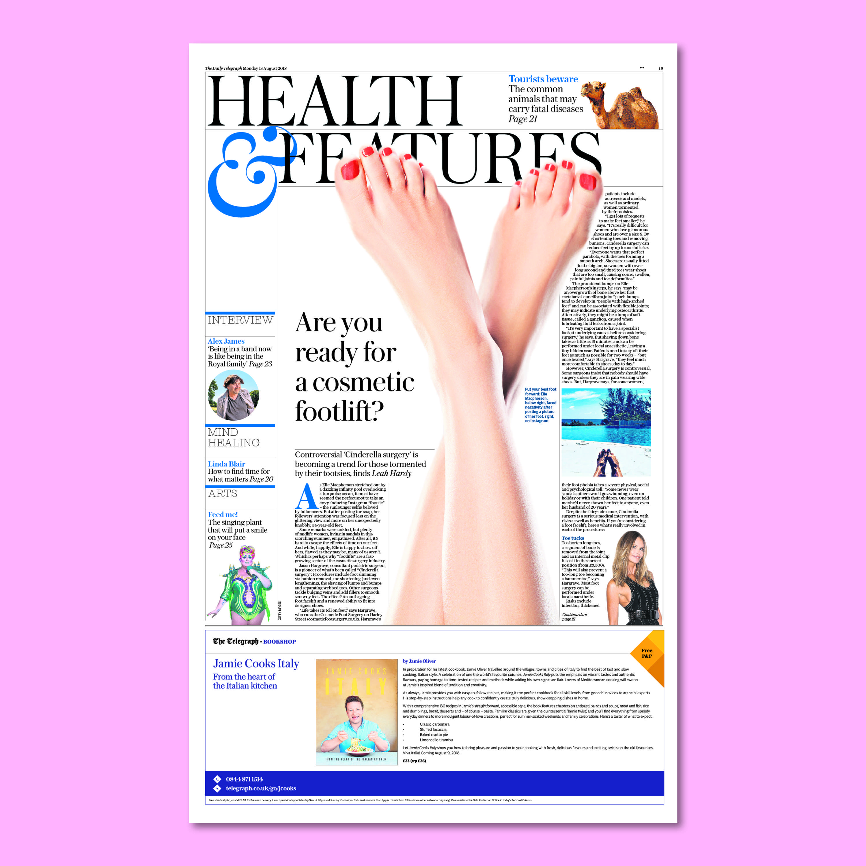 Telegraph features by Mark Hickling