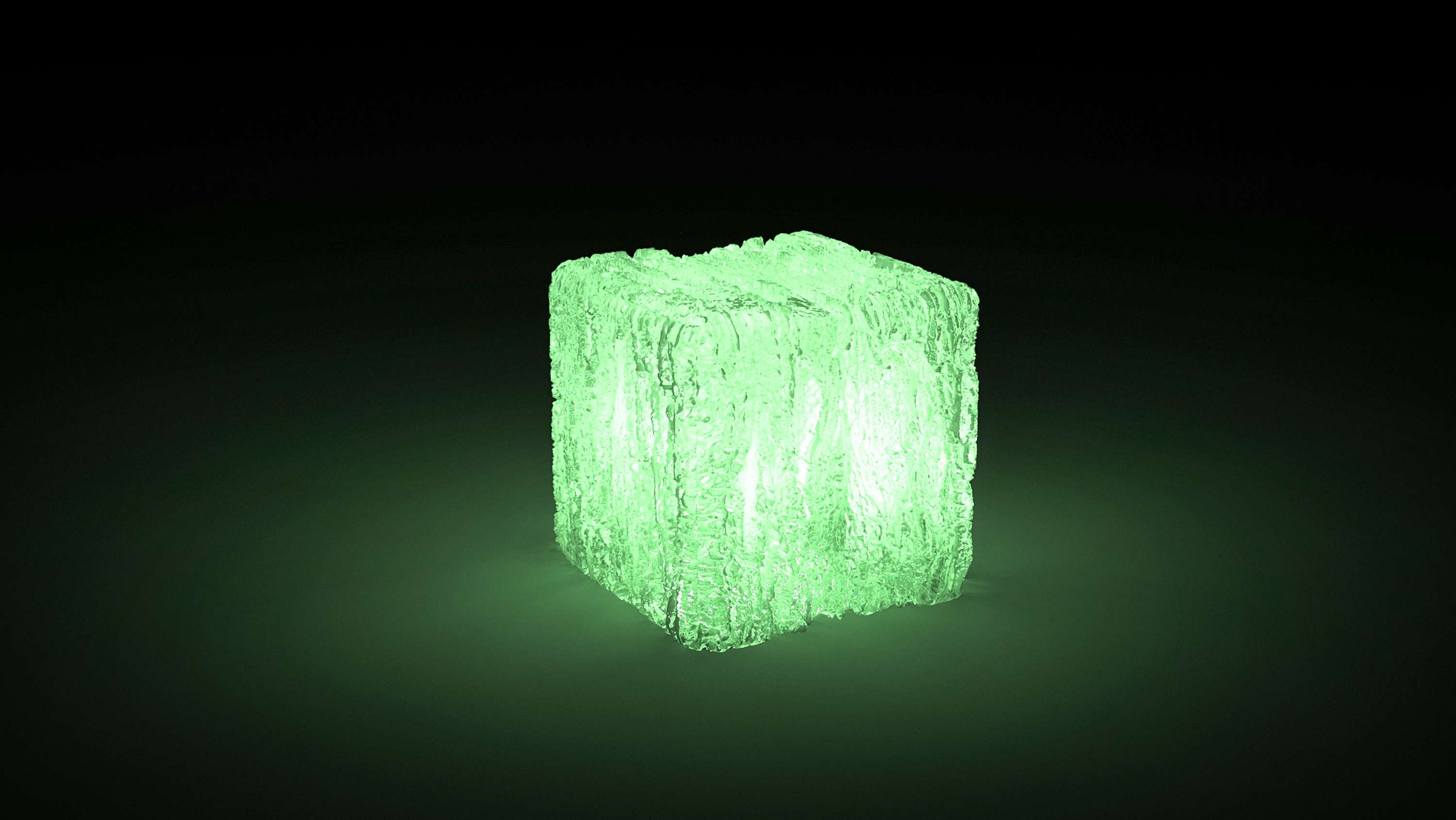 Glowing Ice by Atticus Durnell