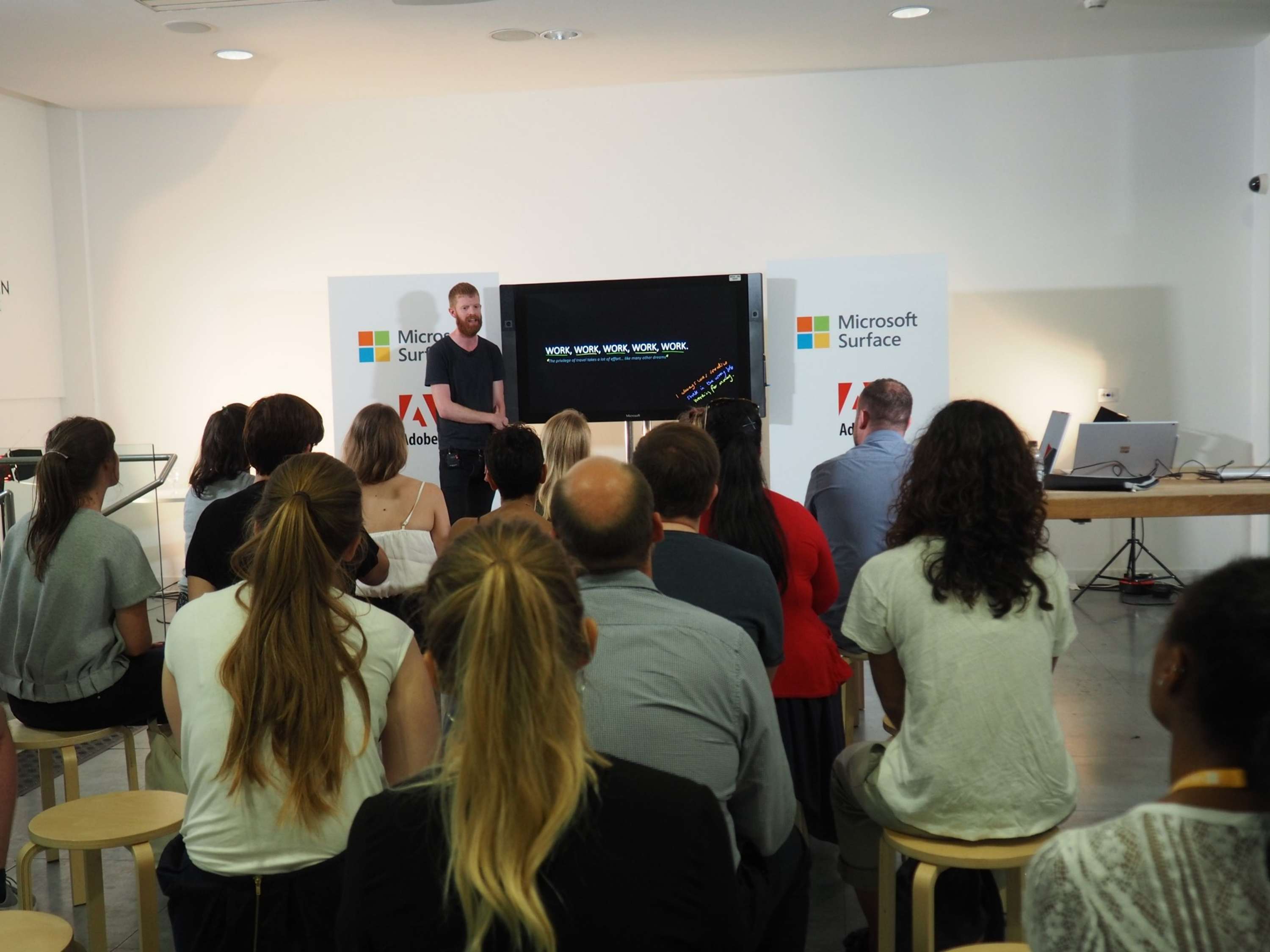 An evening with Allan Hinton - Adobe x Surface by Tom Wakelin