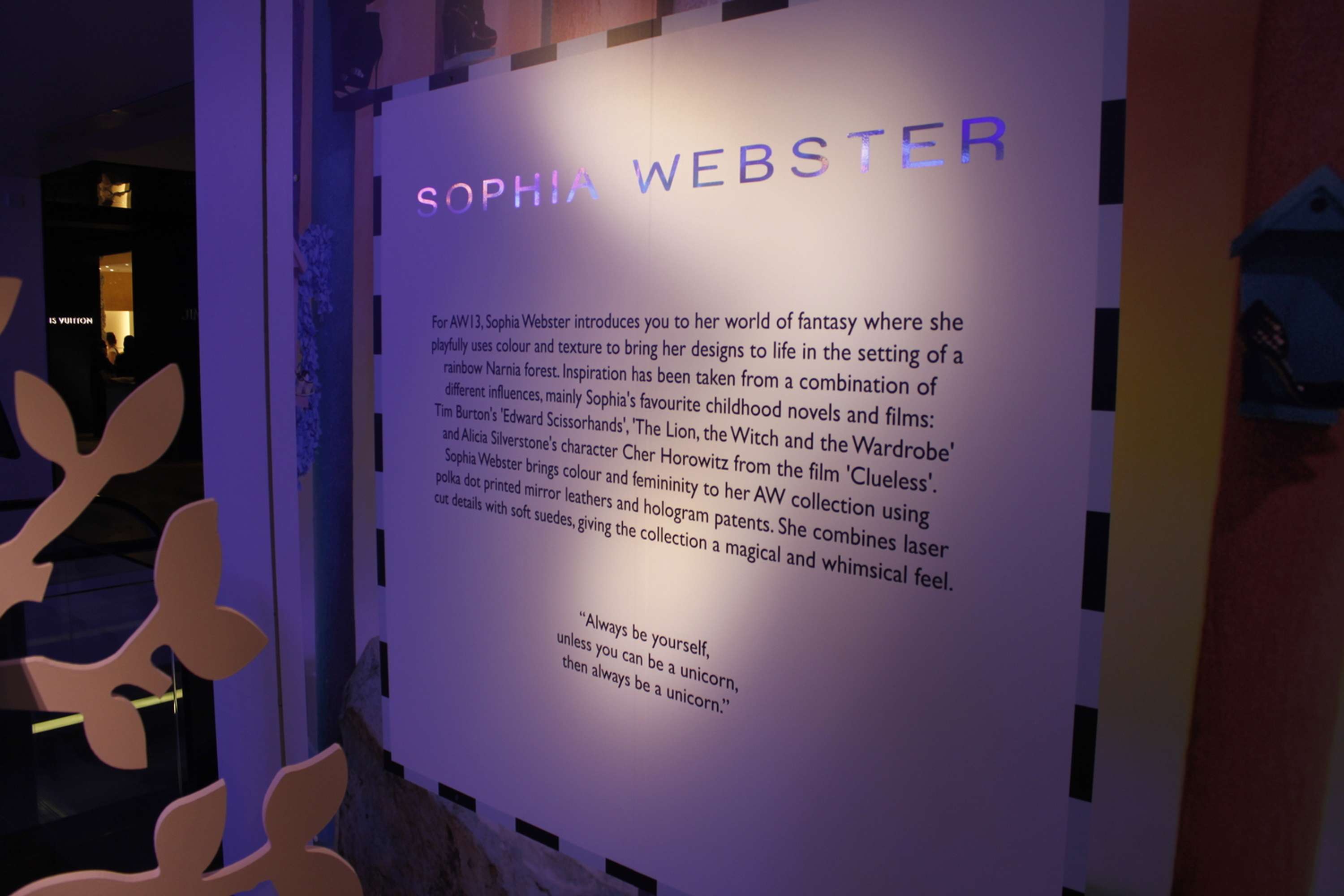 Sophia Webster by Andrew Baker