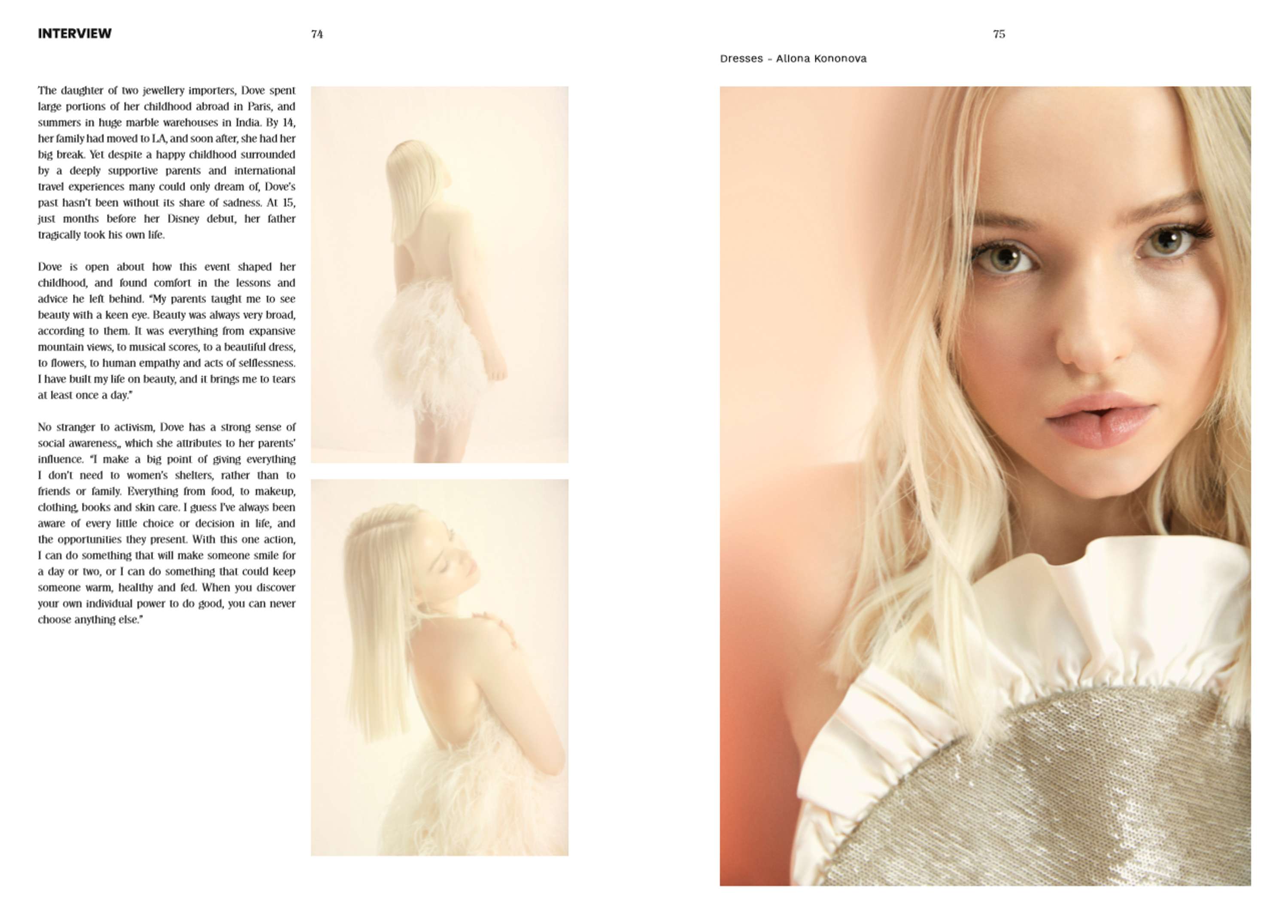 Interview: Dove Cameron by Georgina Guthrie