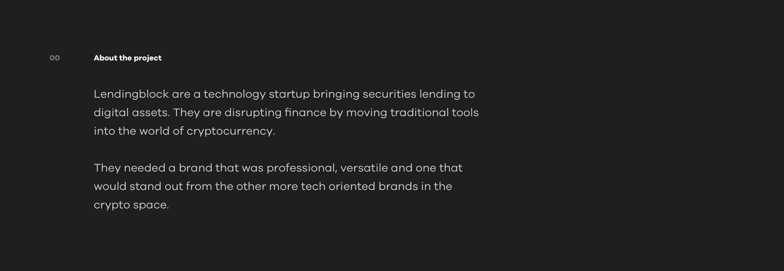 Lendingblock - Branding by Sonntag