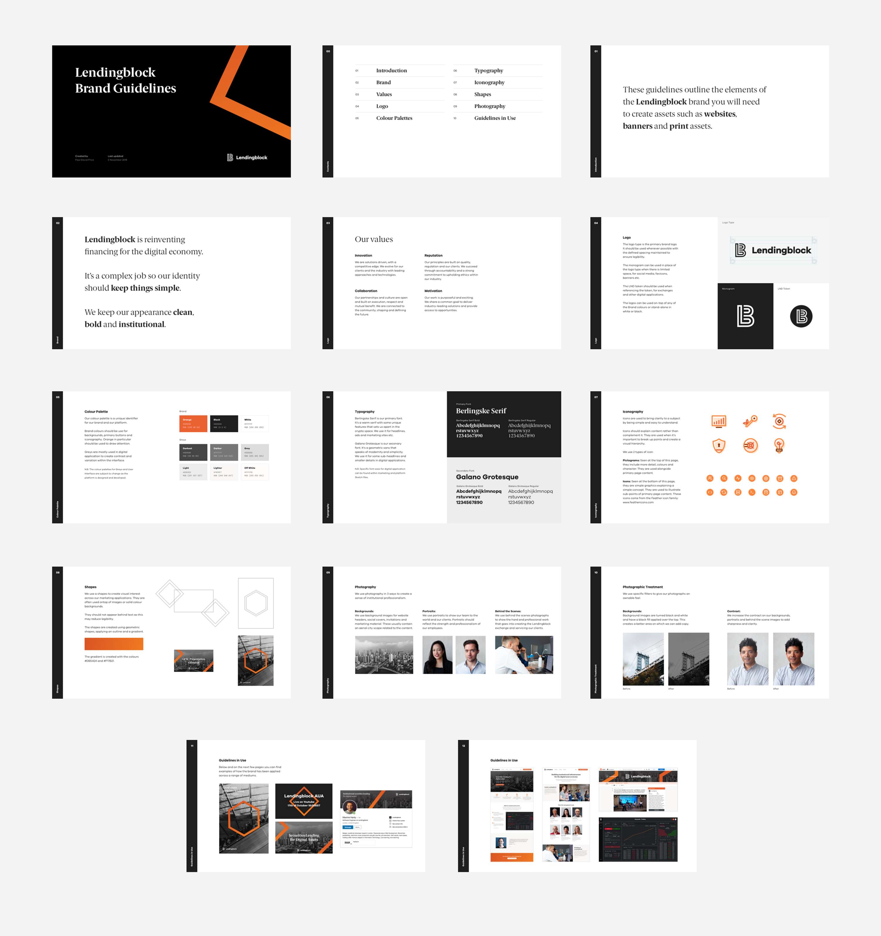 Lendingblock - Branding by Sonntag