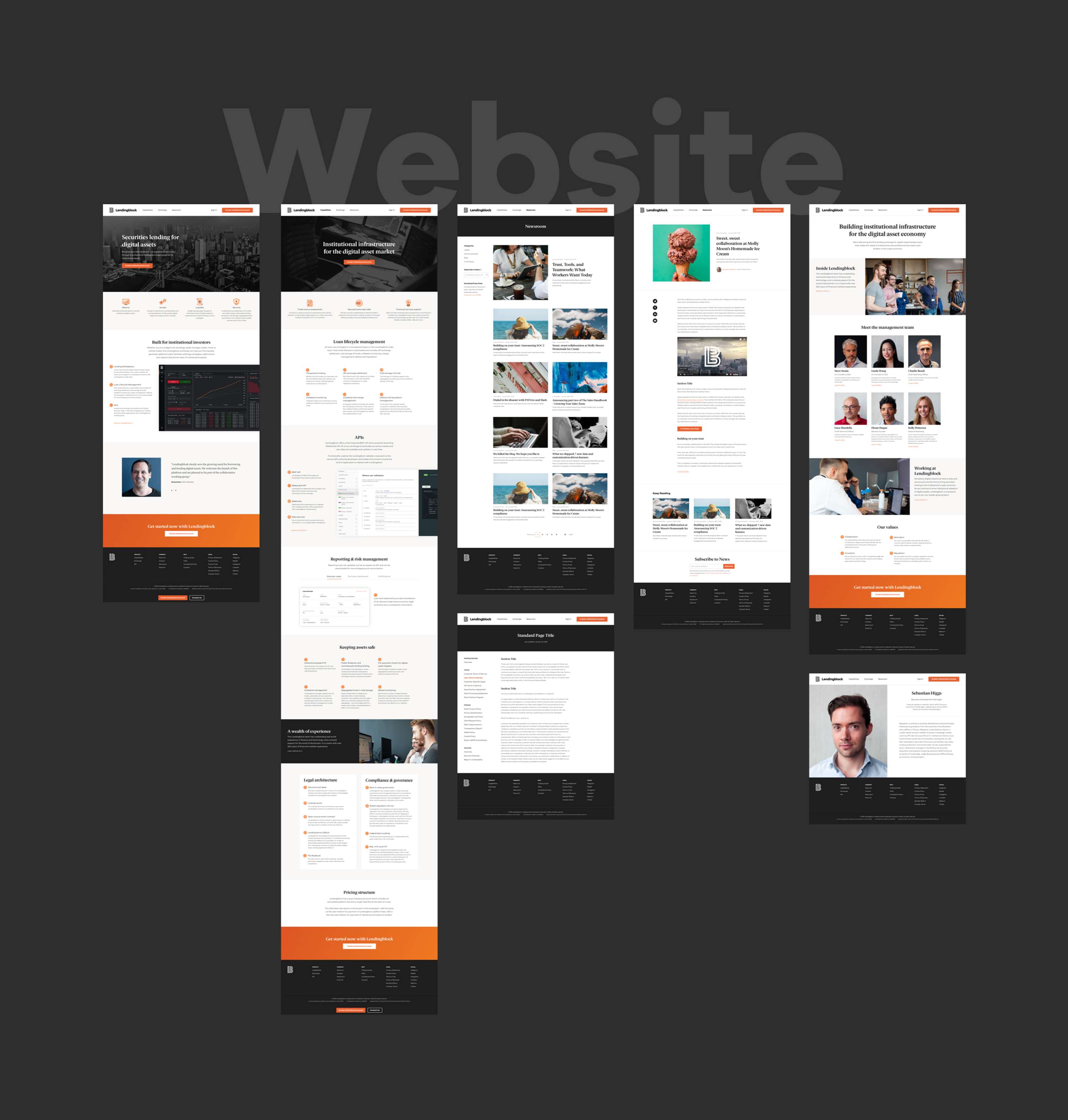 Lendingblock - Marketing Website by Sonntag