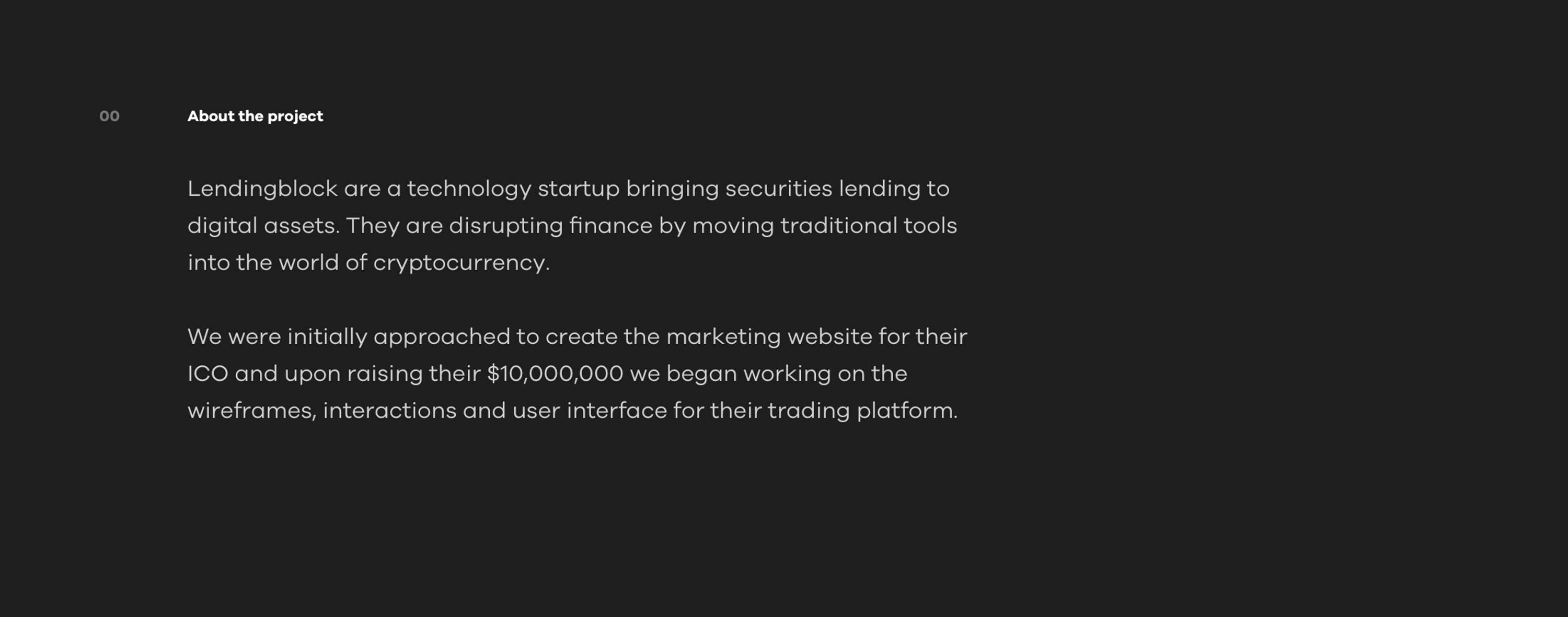 Lendingblock - Crypto Trading Platform by Sonntag