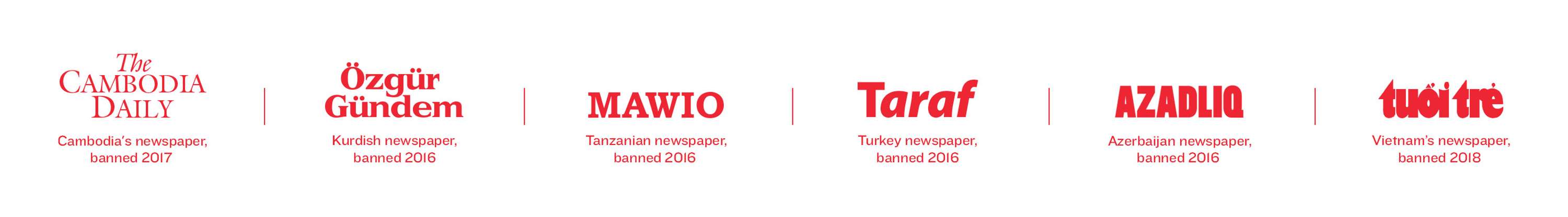 Reporters without Borders – Fonts for Freedom by Mojca Sfeir